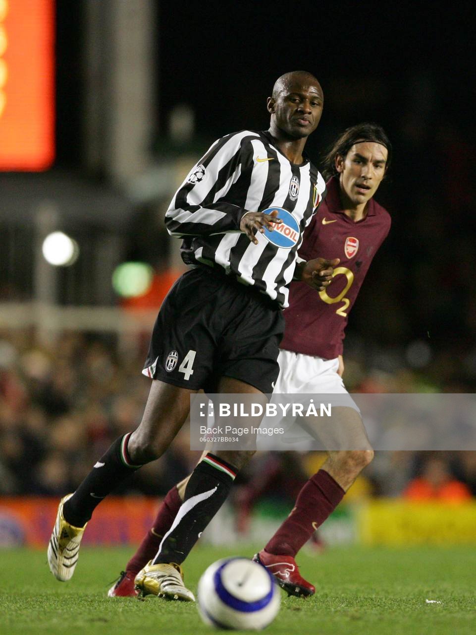 Robert Pires, Arsenal och Patrick Vieira, Juventus