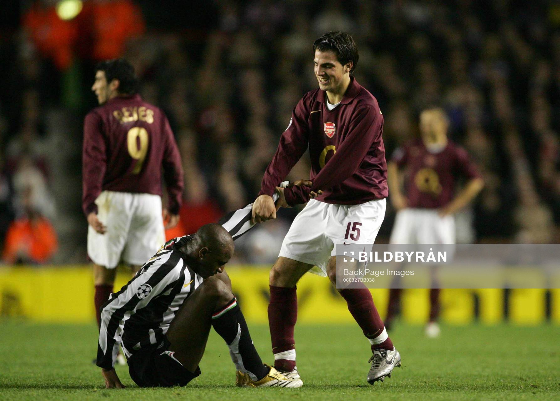 Cesc Fabregas, Arsenal och Patrick Vieira, Juventus