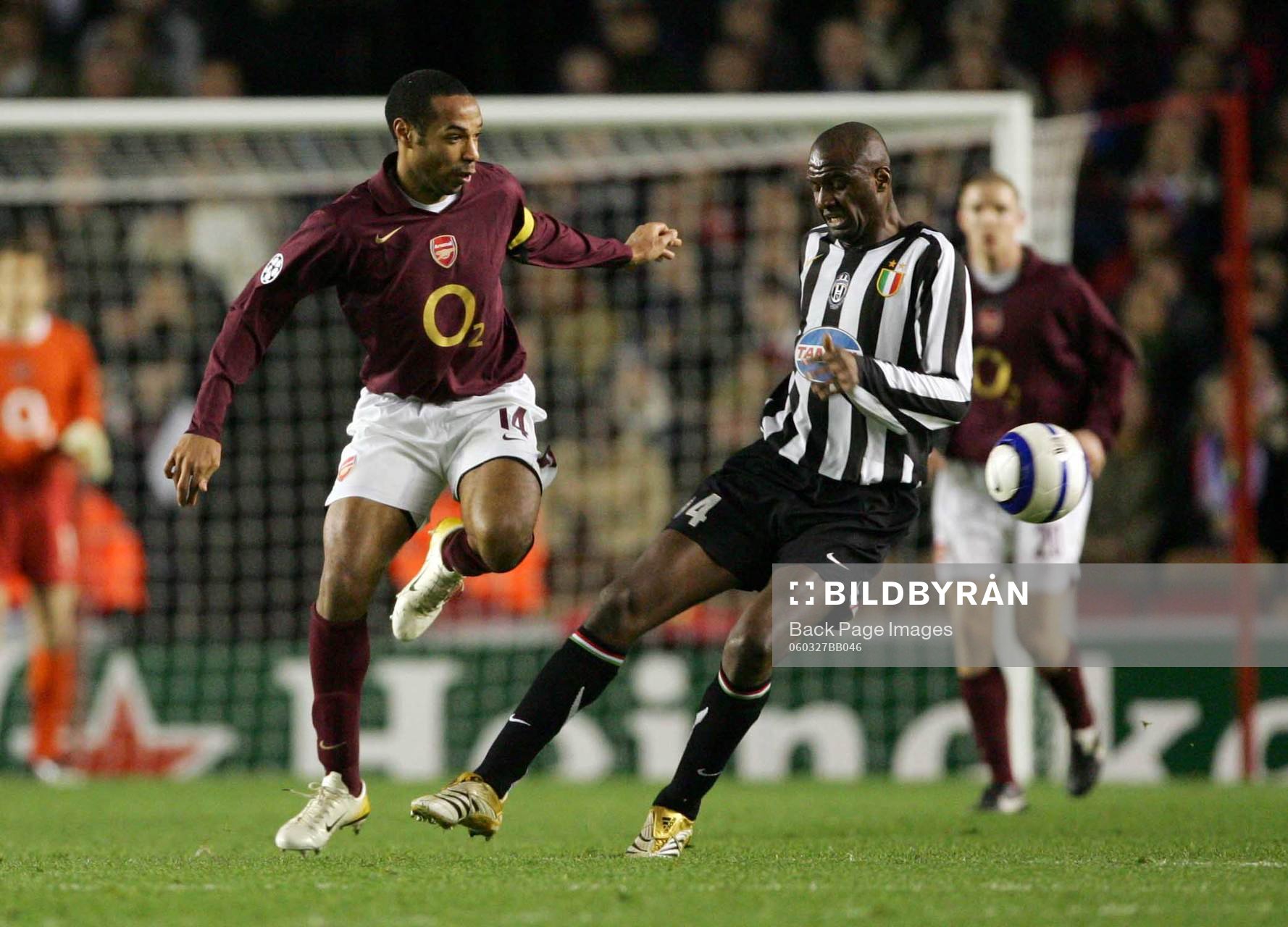Thierry Henry, Arsenal och Patrick Vieira, Juventus