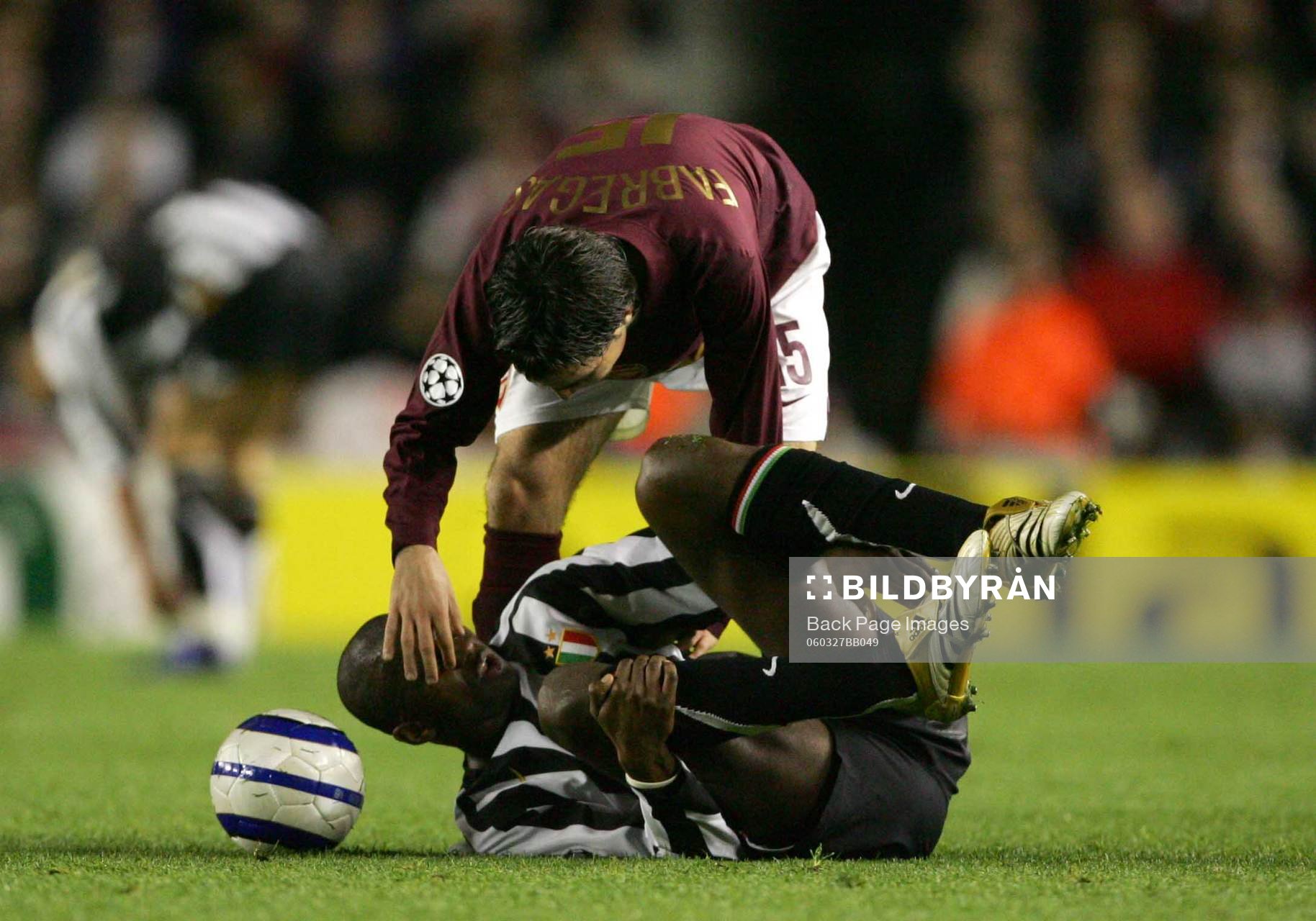 Cesc Fabregas, Arsenal och Patrick Vieira, Juventus