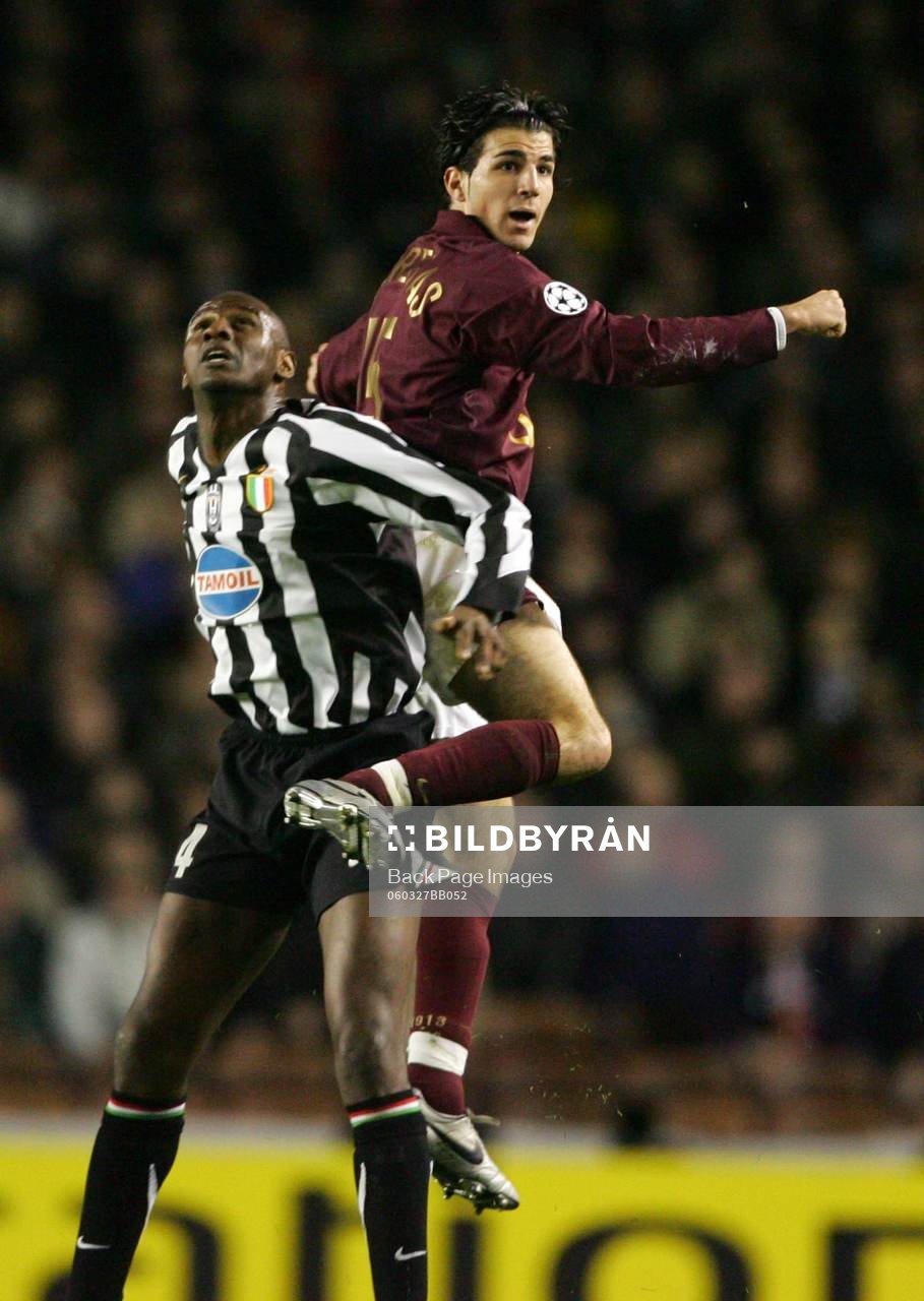 Cesc Fabregas, Arsenal och Patrick Vieira, Juventus
