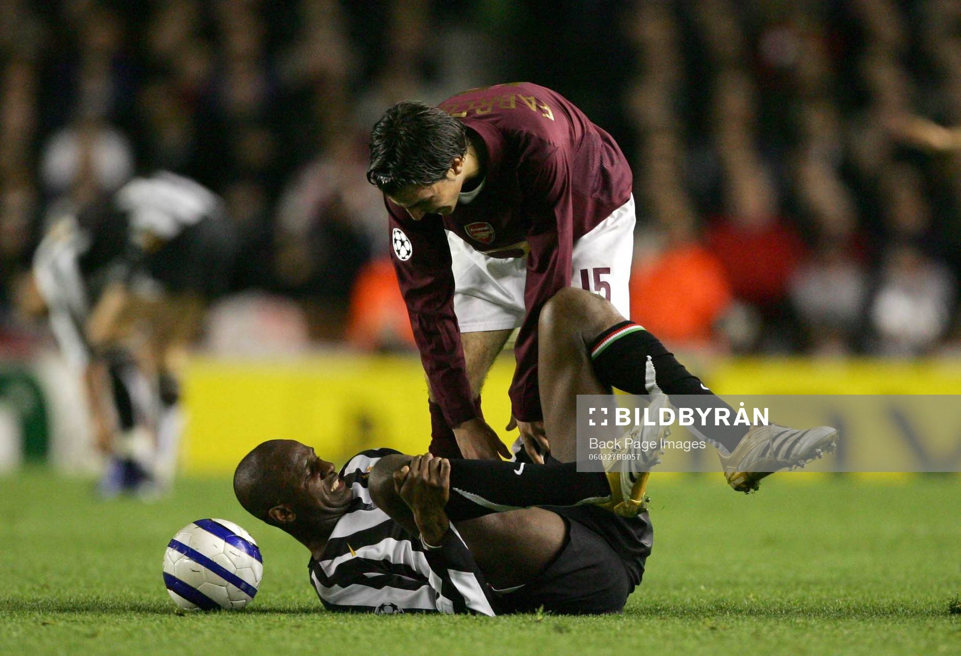 Cesc Fabregas, Arsenal och Patrick Vieira, Juventus