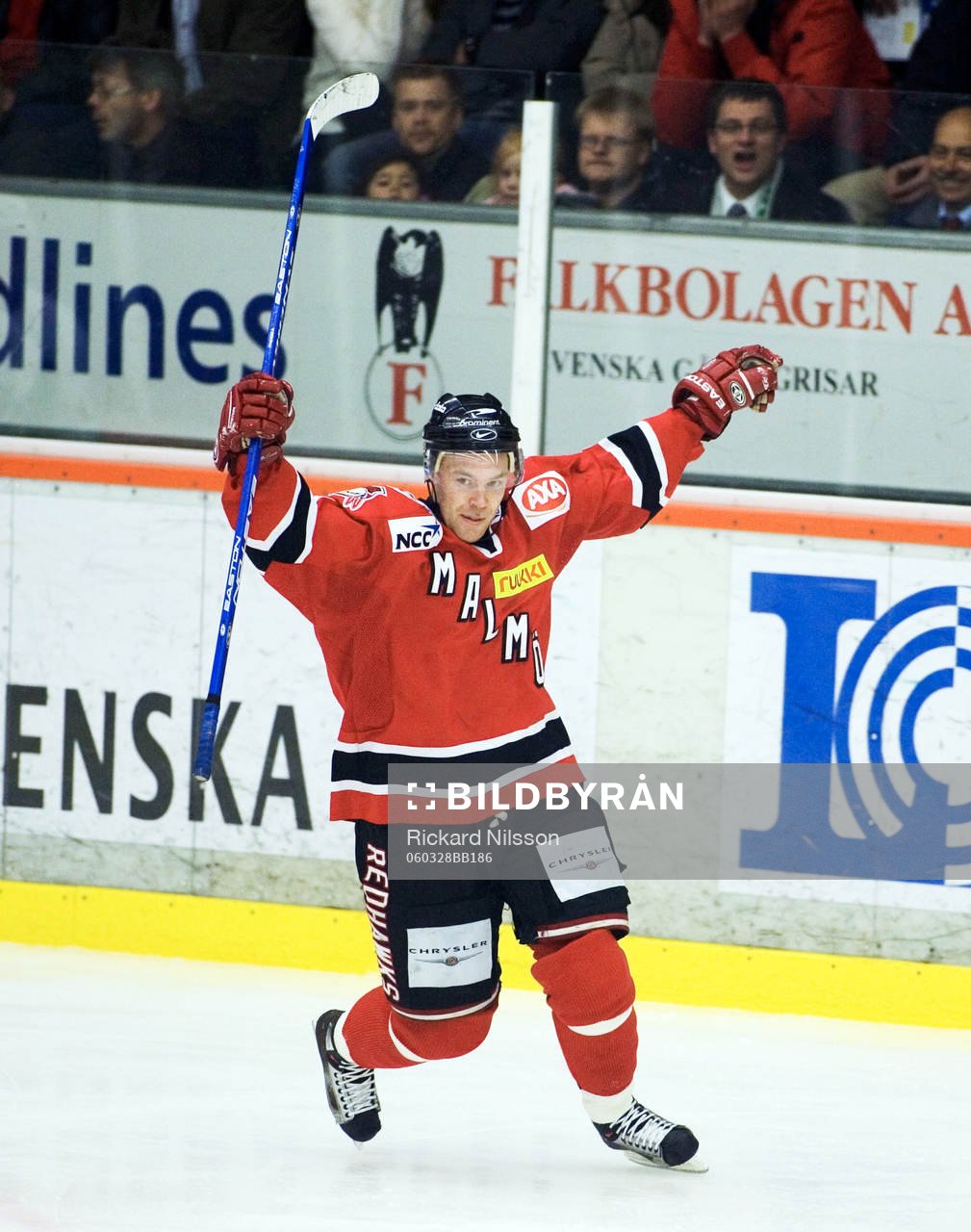 Mikael Wahlberg, Malmö, jubel
