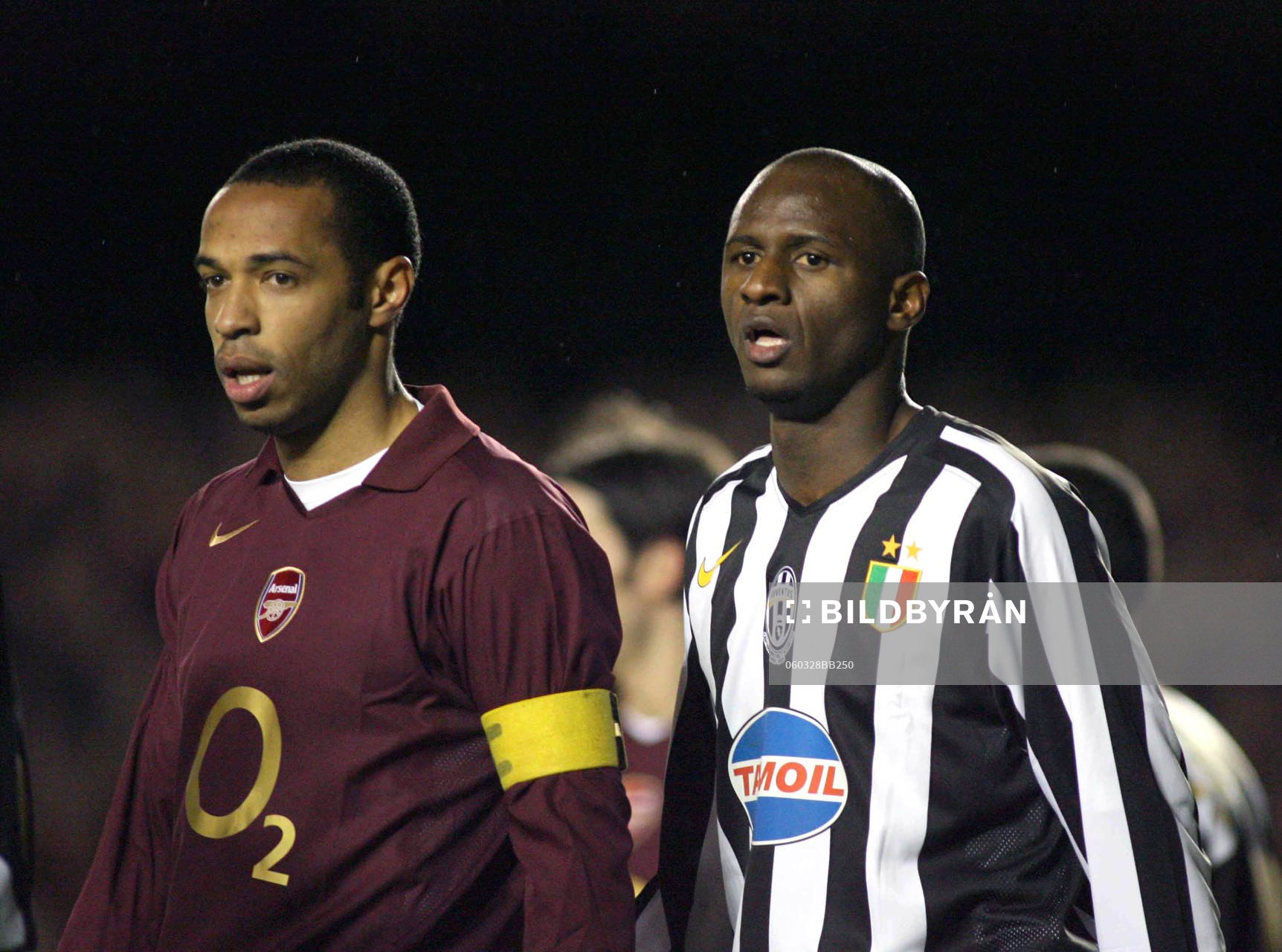 Patrick Vieira, Juventus och Thierry Henry, Arsenal