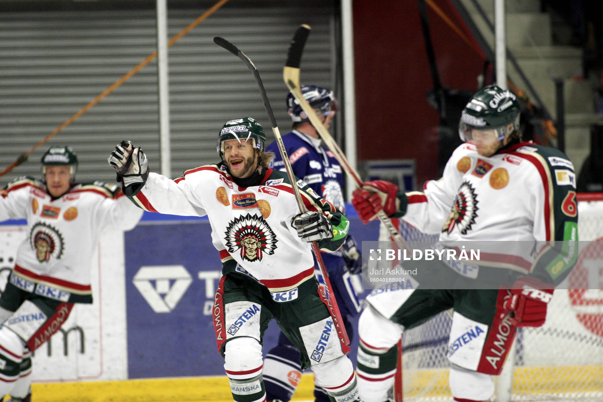 Tomi Kallio, Frölunda jublar över ledningsmålet 2-3