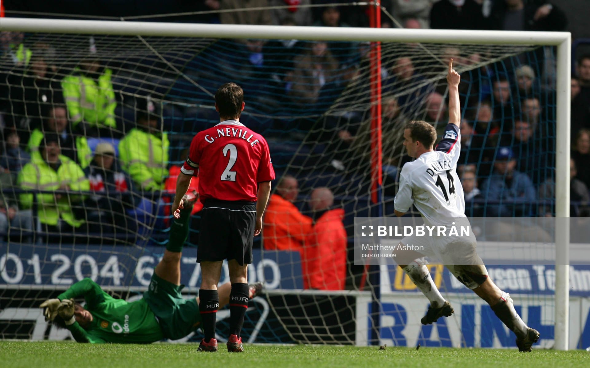 Fotboll, Premier League (Engelsk Liga), Bolton v Manchester