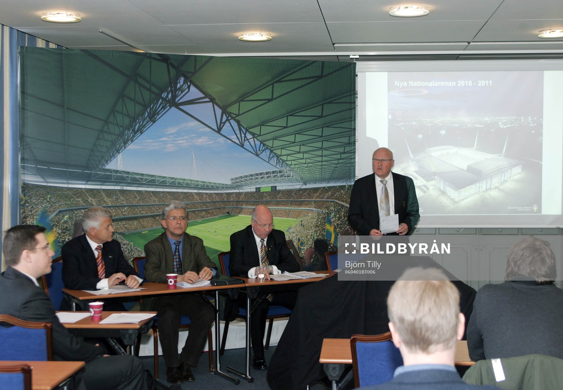 Fv: Erik Paulsson, vd Fabege, Rolf Lydahl, styrelse