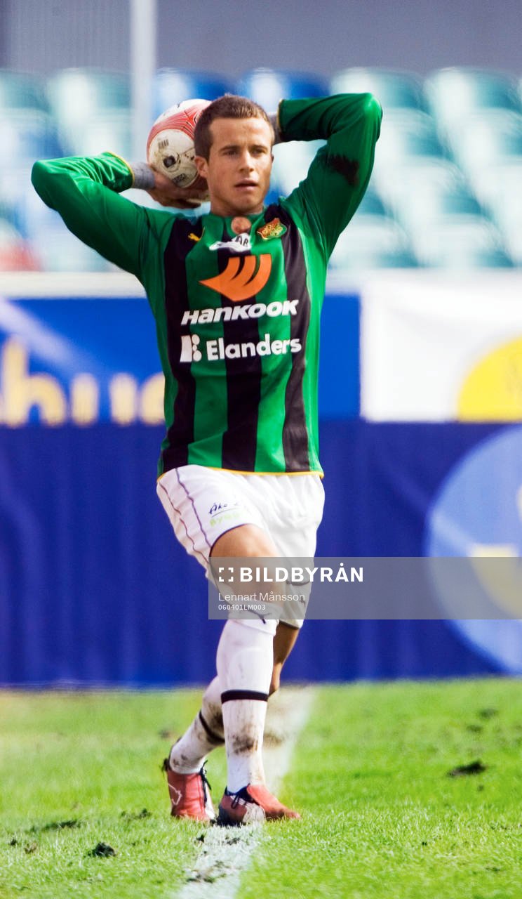 Daniel Blomgren gjorde allsvensk debut