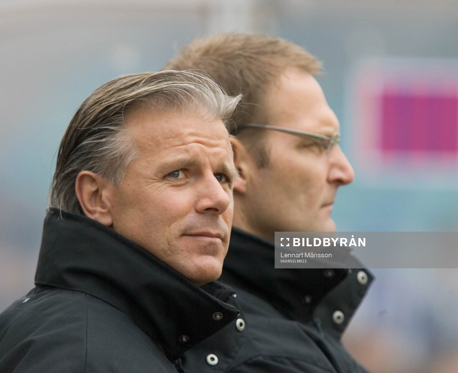 Roland Nilsson, tränare och Hans Gren, assisterande