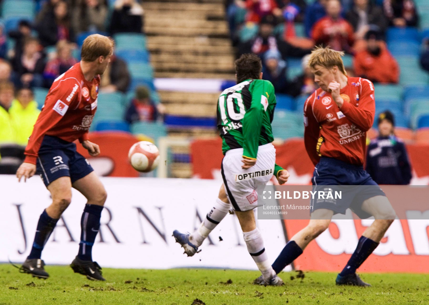 1-0 James Keene, gör årets första allsvenska mål