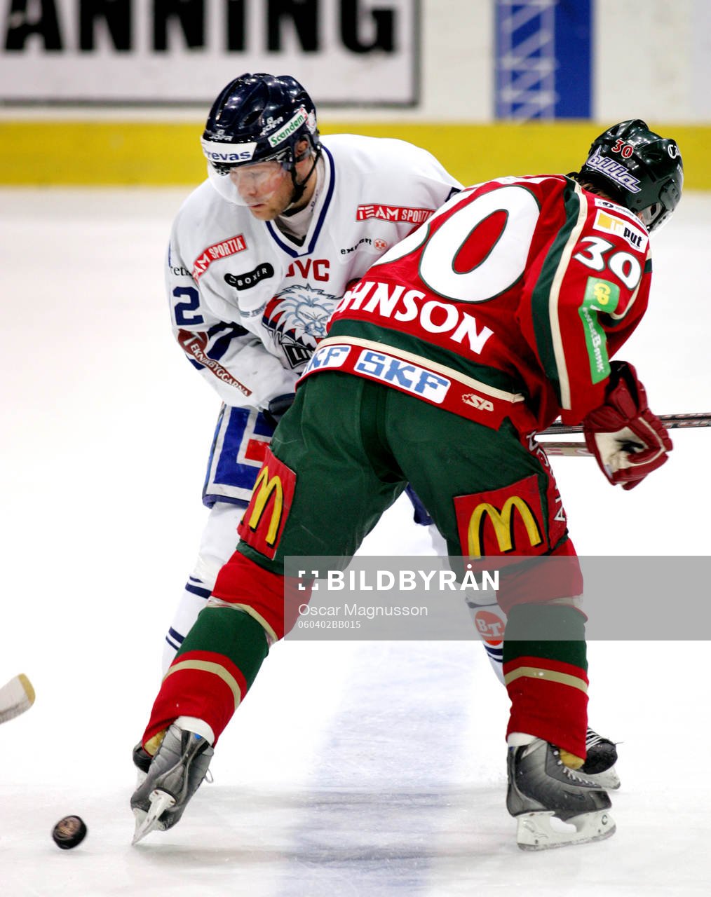 Andreas Pihl, Linköping och Jonas Johnson, Frölunda