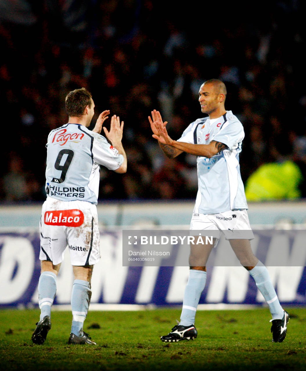 Afonso Alves och Niklas Skoog, jubel