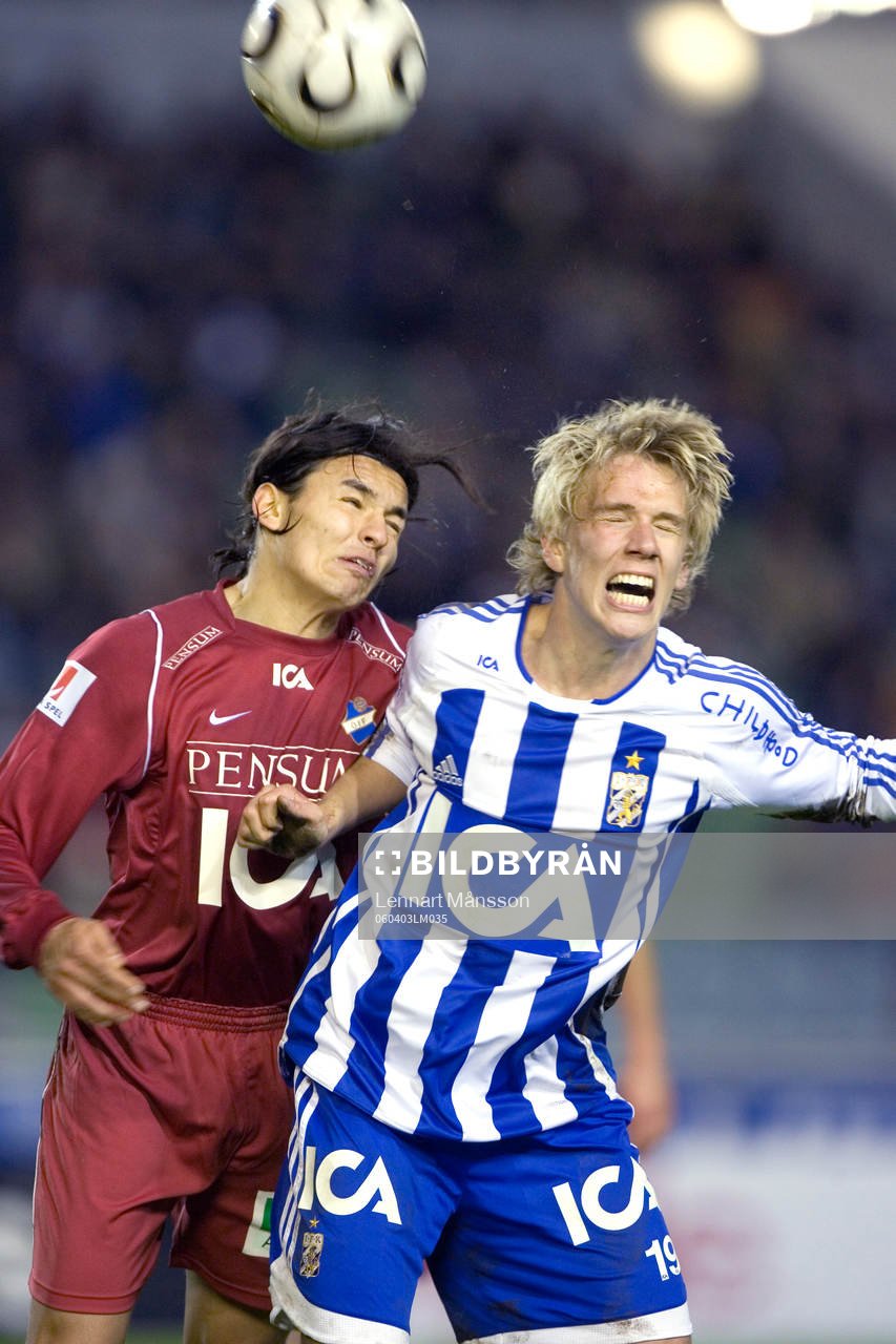 Emin Nouri, Öster och Pontus Wernbloom, Göteborg. Nick.