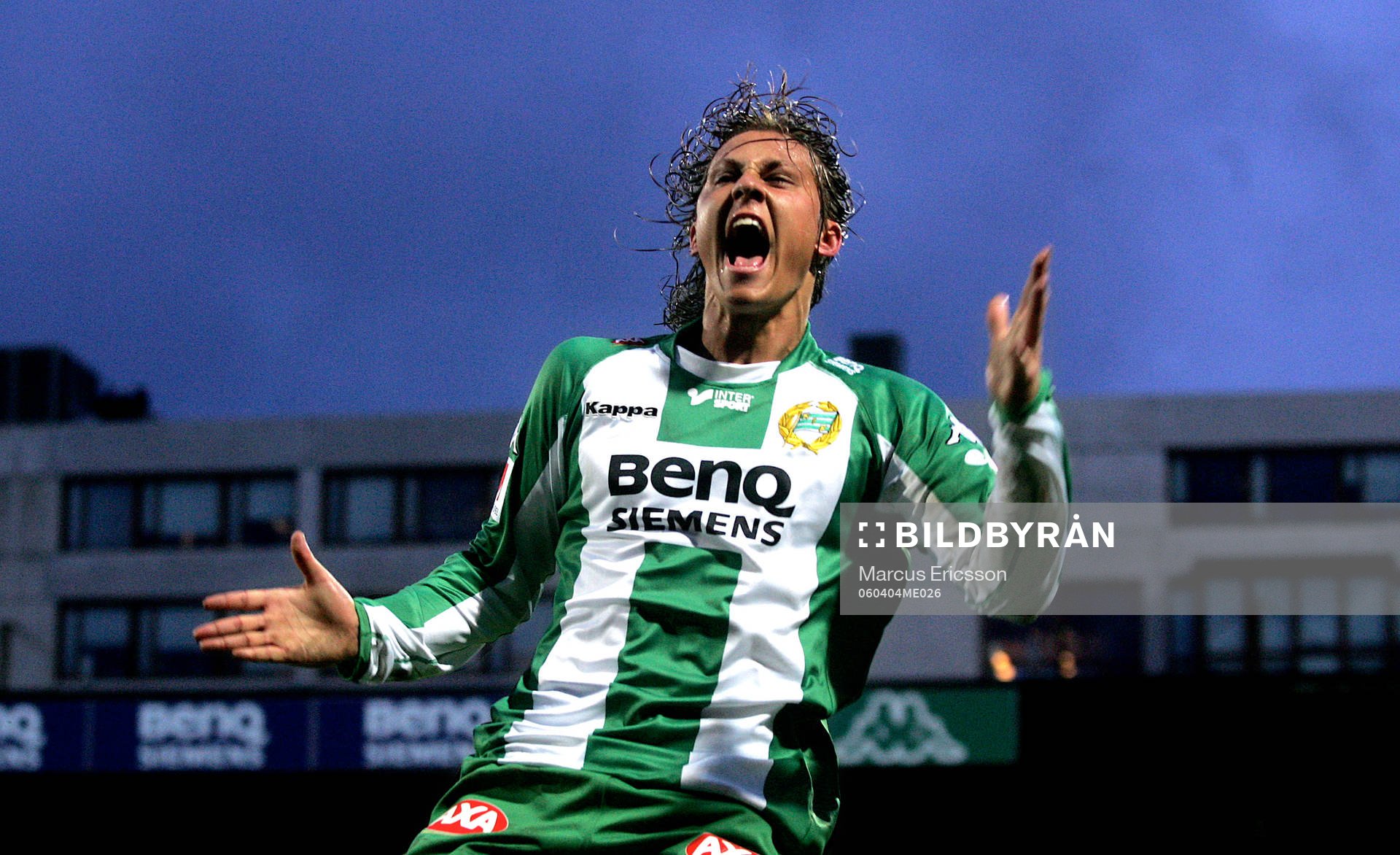 Björn Runström, Hammarby. Jubel