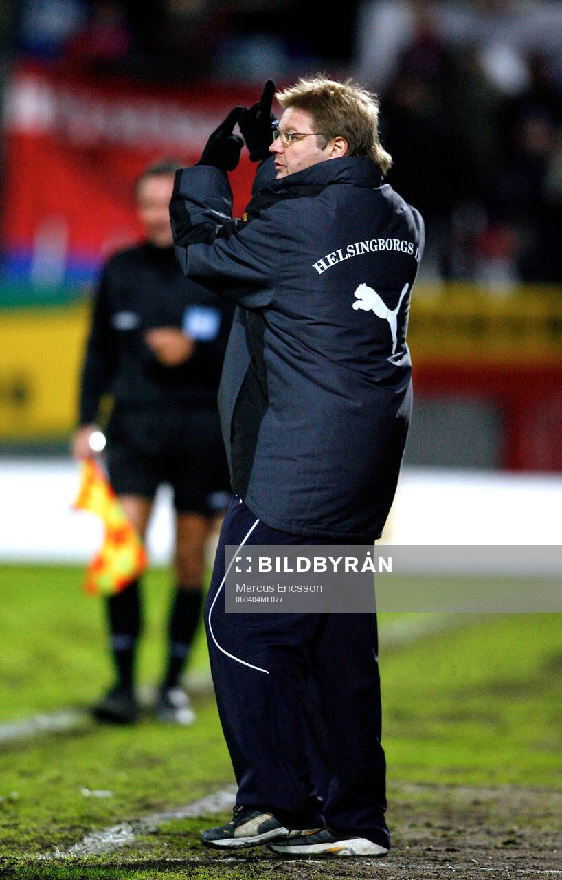 Peter Swärdh, tränare Helsingborg