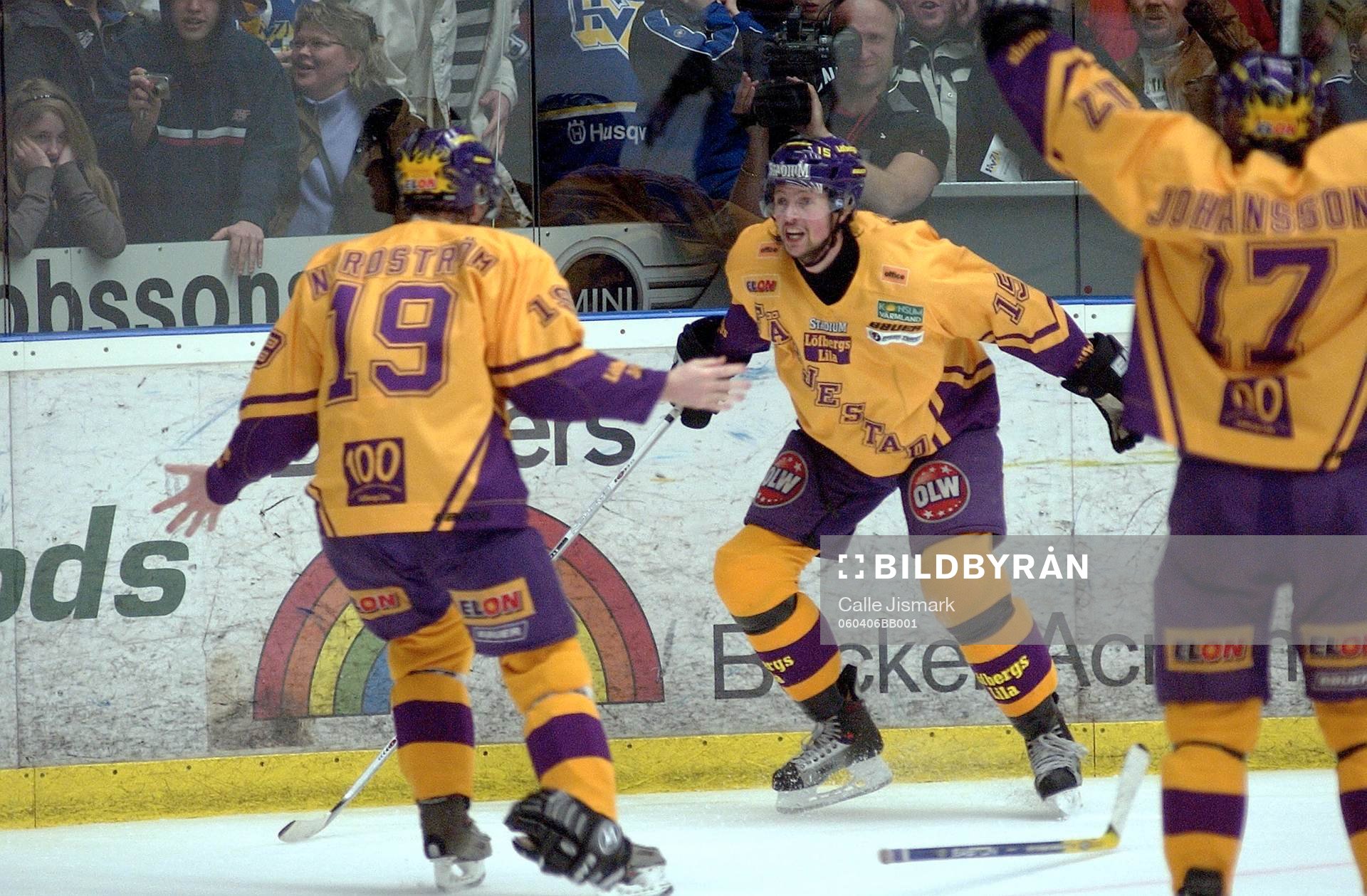 Rickard Wallin och Peter Nordström, jubel
