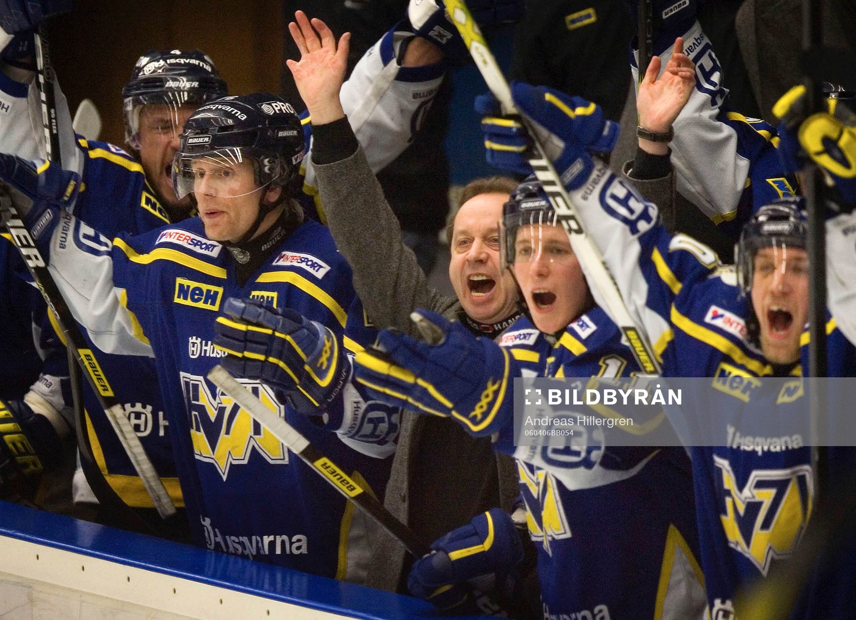 HV71, Jubel, Johan Davidsson, Pär Mårts, tränare och