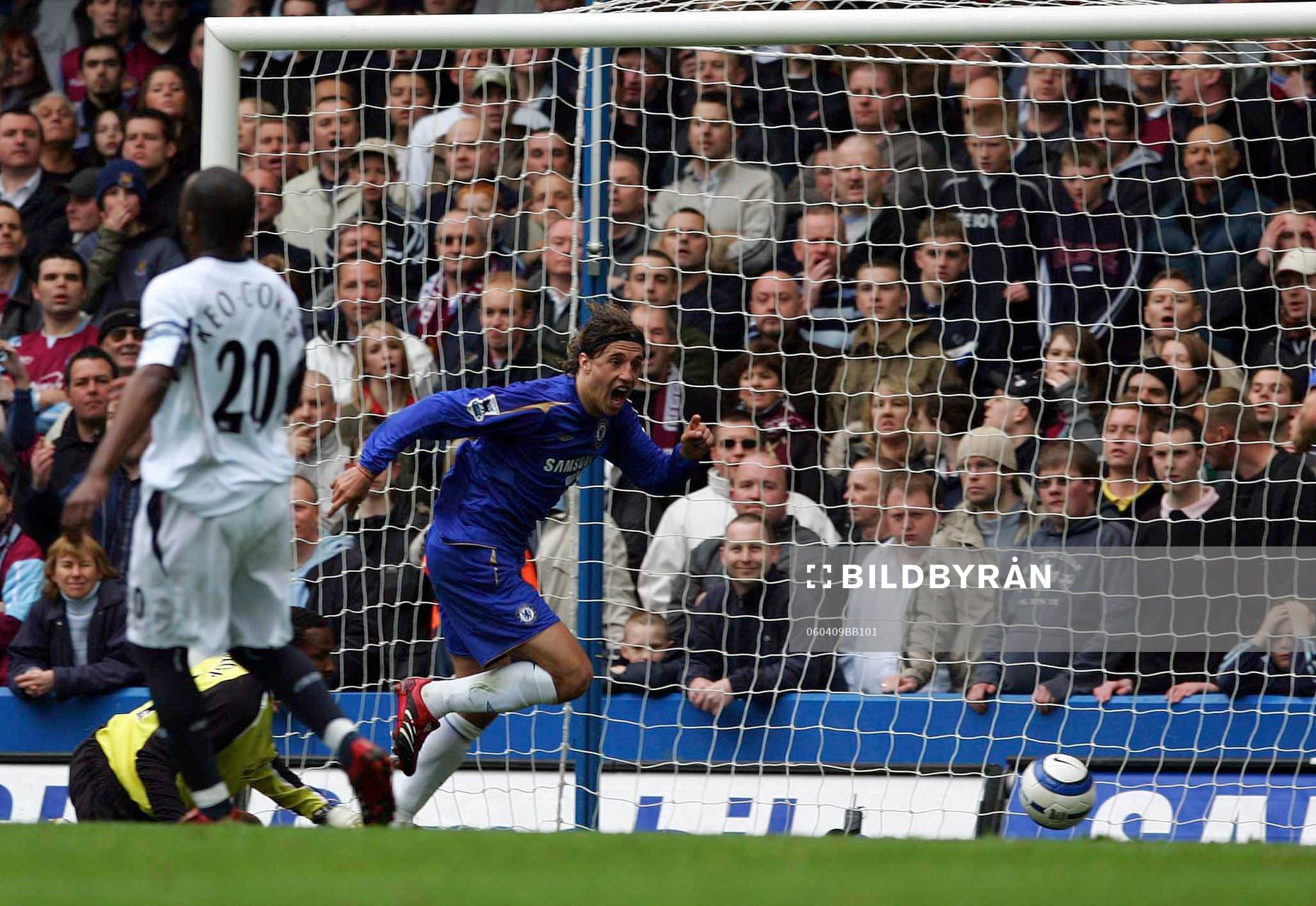 Hernan Crespo, Chelsea, jubel
