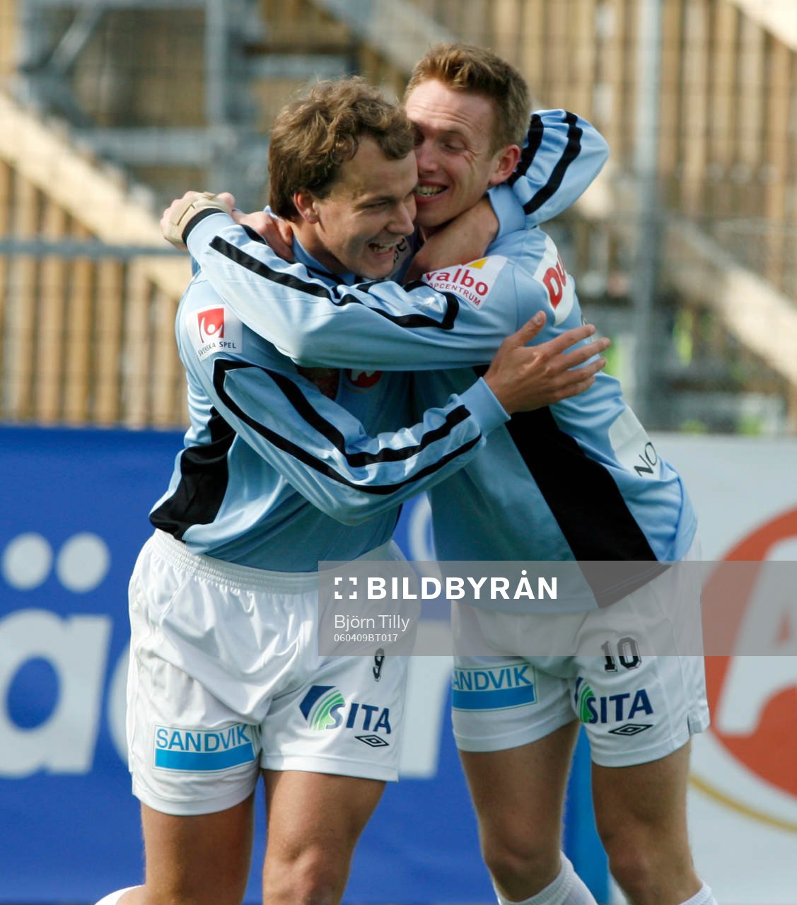 Daniel Ytterbom och Kirsten Viikmäe, Gefle. Jubel, glädje