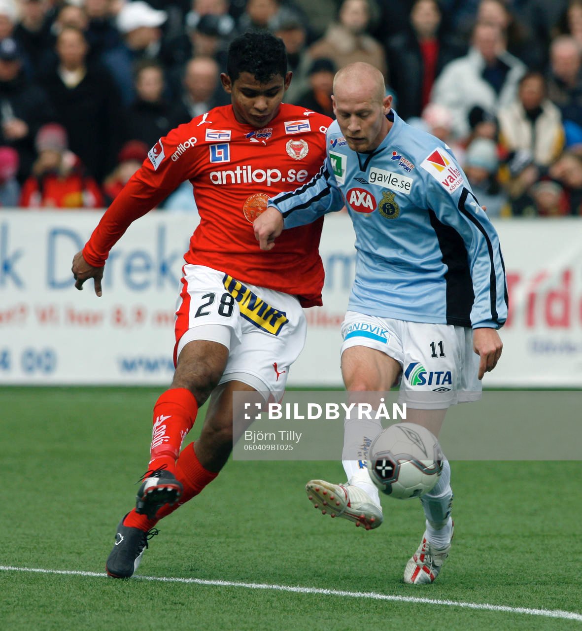 César Santin, Kalmar och Johan Claesson, Gefle