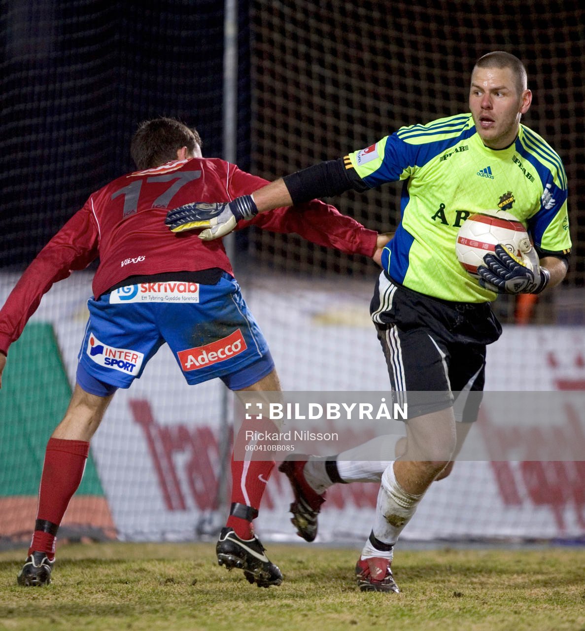Ingemar Teever, Öster och Daniel Örlund, målvakt, AIK