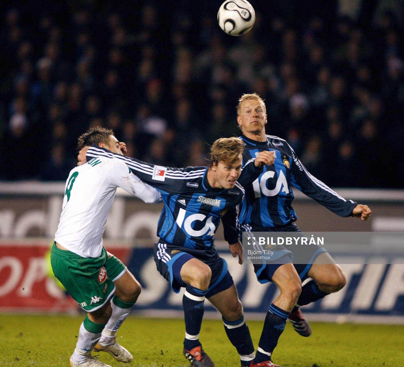 Petter Andersson, Hammarby och Markus Johanesson och Toni