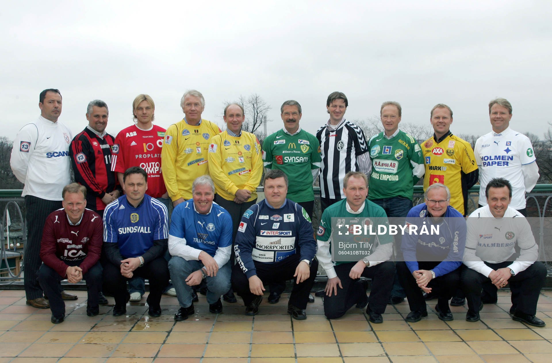 Tränare, bakre raden frv: Zvezdan Milosevic, Assyriska,