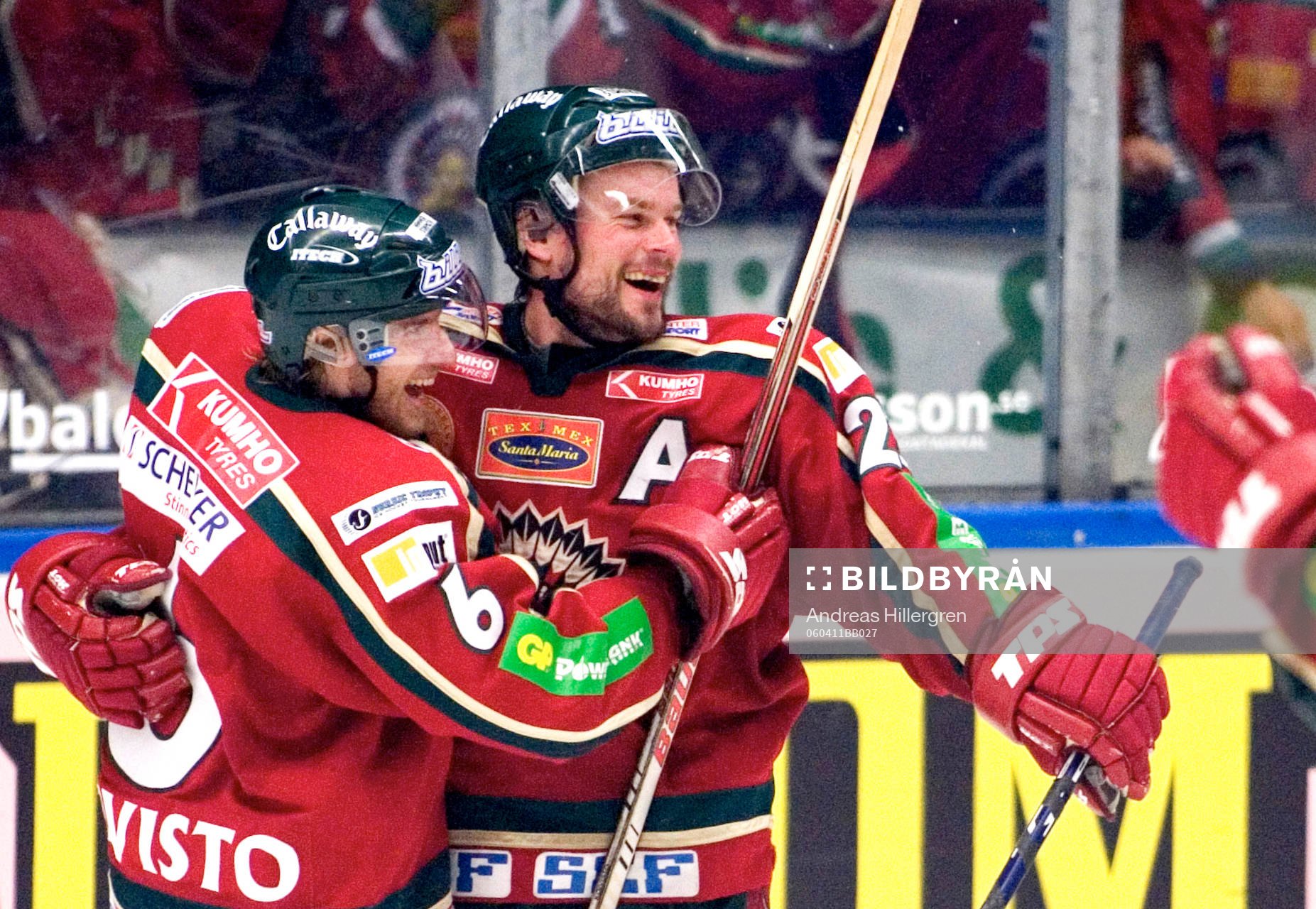 Ronnie Sundin jubel med Tom Koivisto