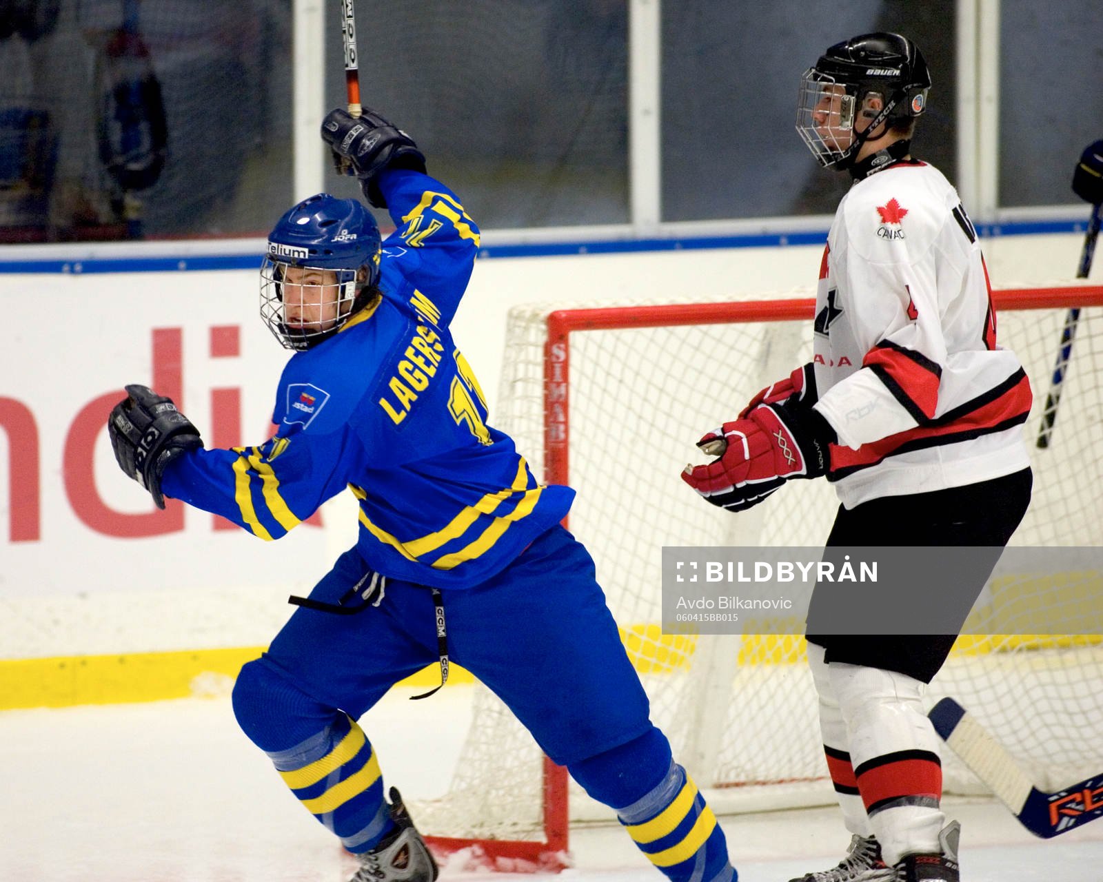 Tony Lagerström, jubel, Sverige