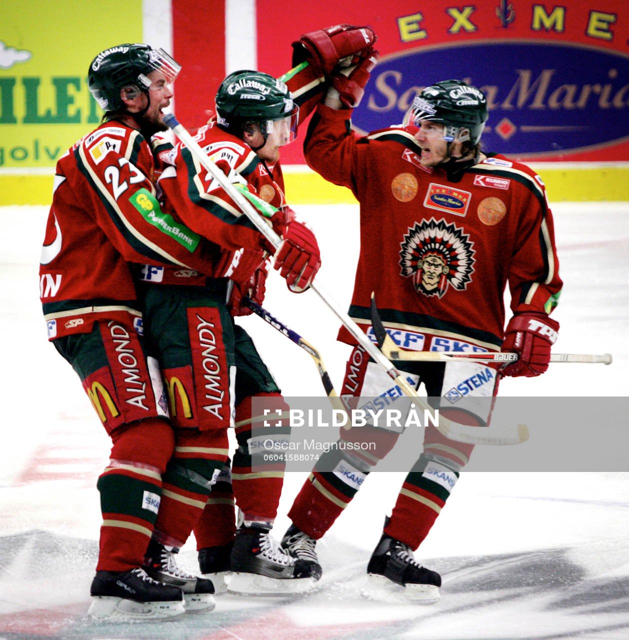 Niklas Andersson, Frölunda, jubel