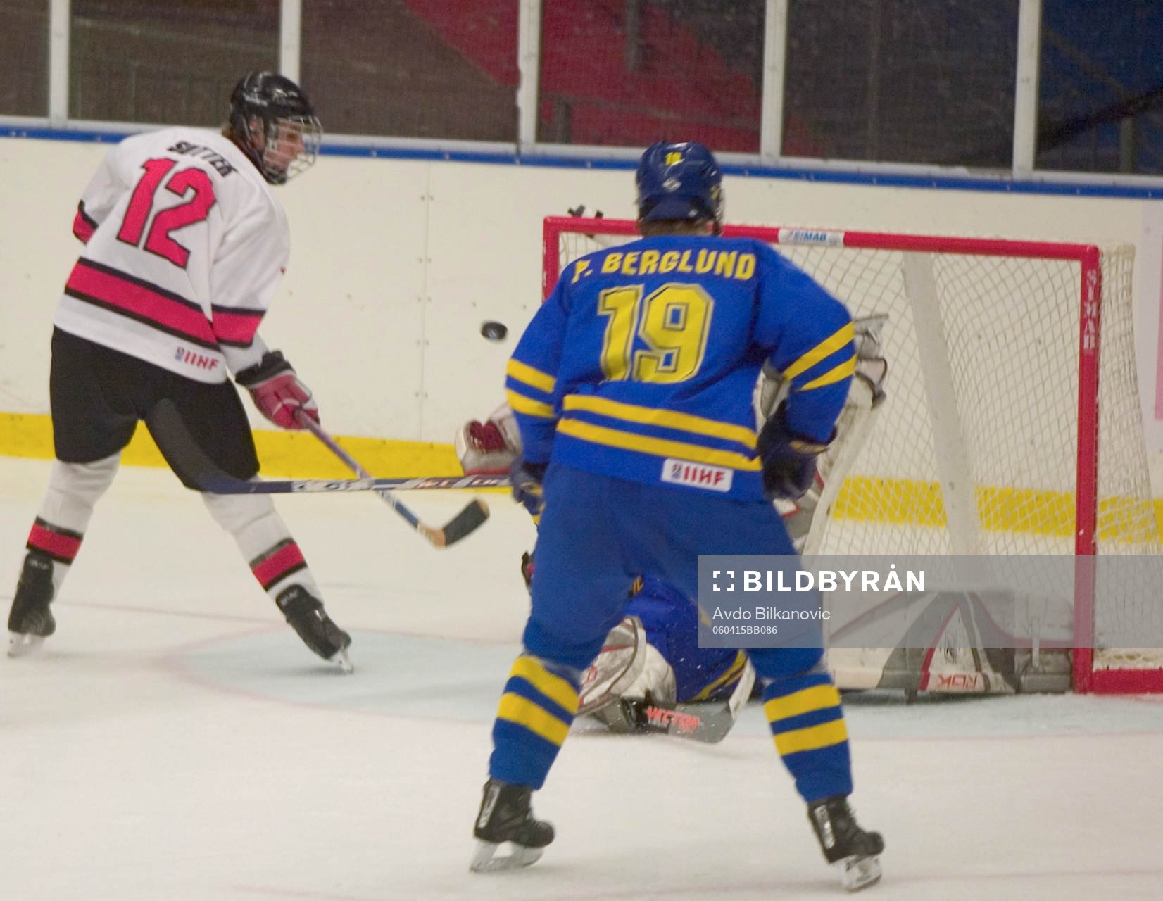 Brandon Sutter, Kanada, och Patrik Berglund, Sverige