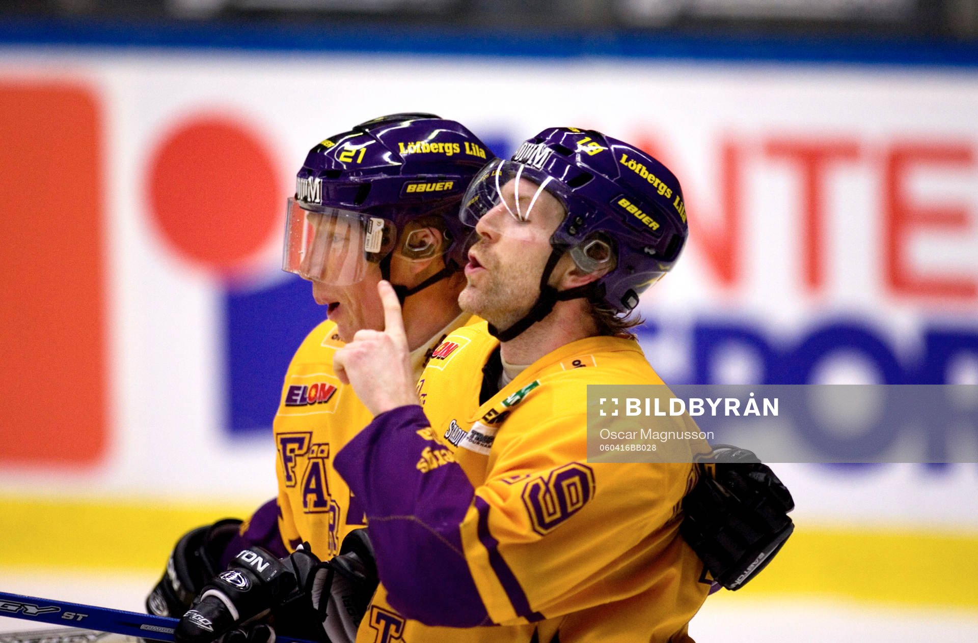 Färjestad 5-3 genom Peter Nordström