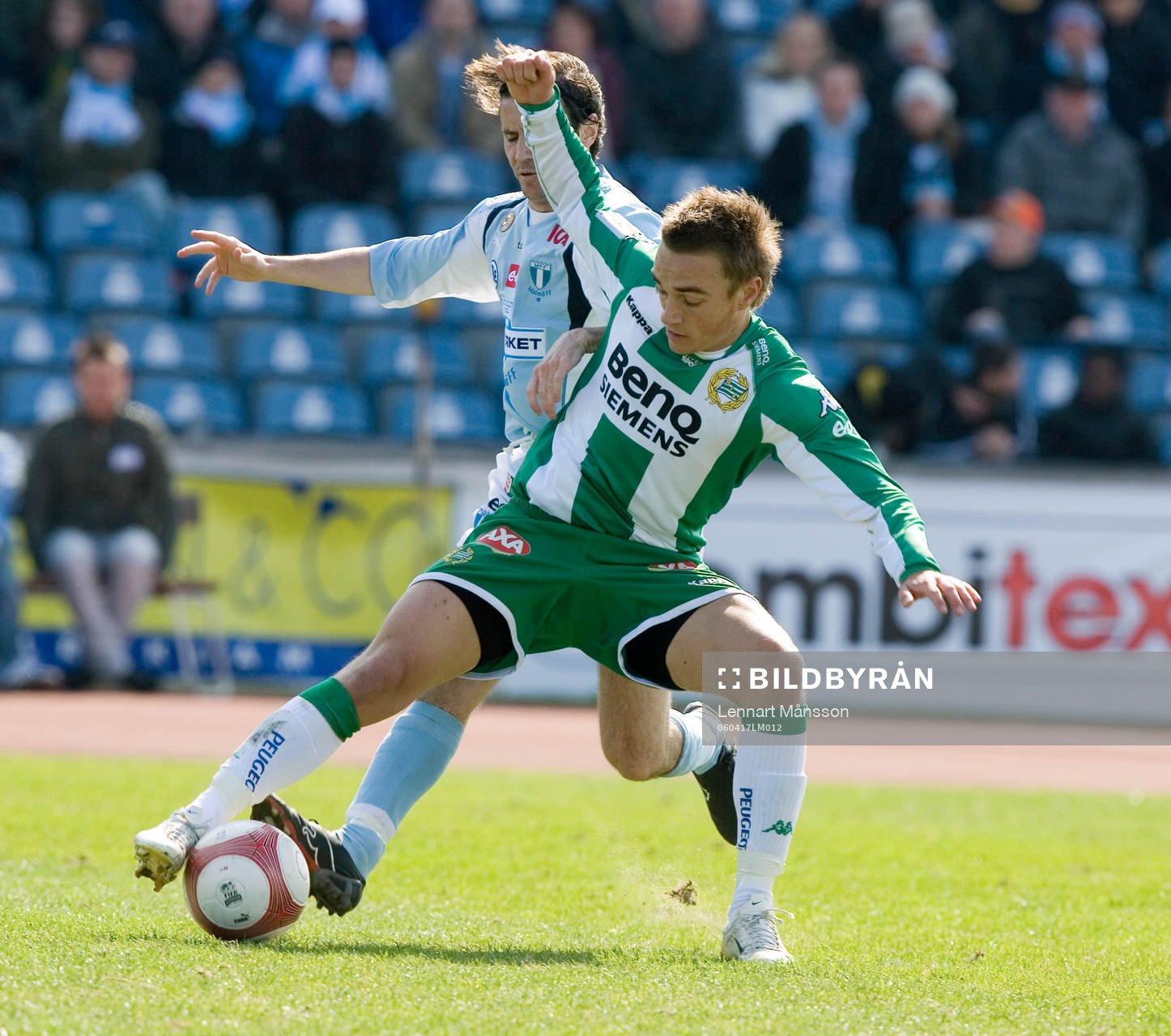 Petter Andersson, Hammarby och Yksel Osmanovski, Malmö