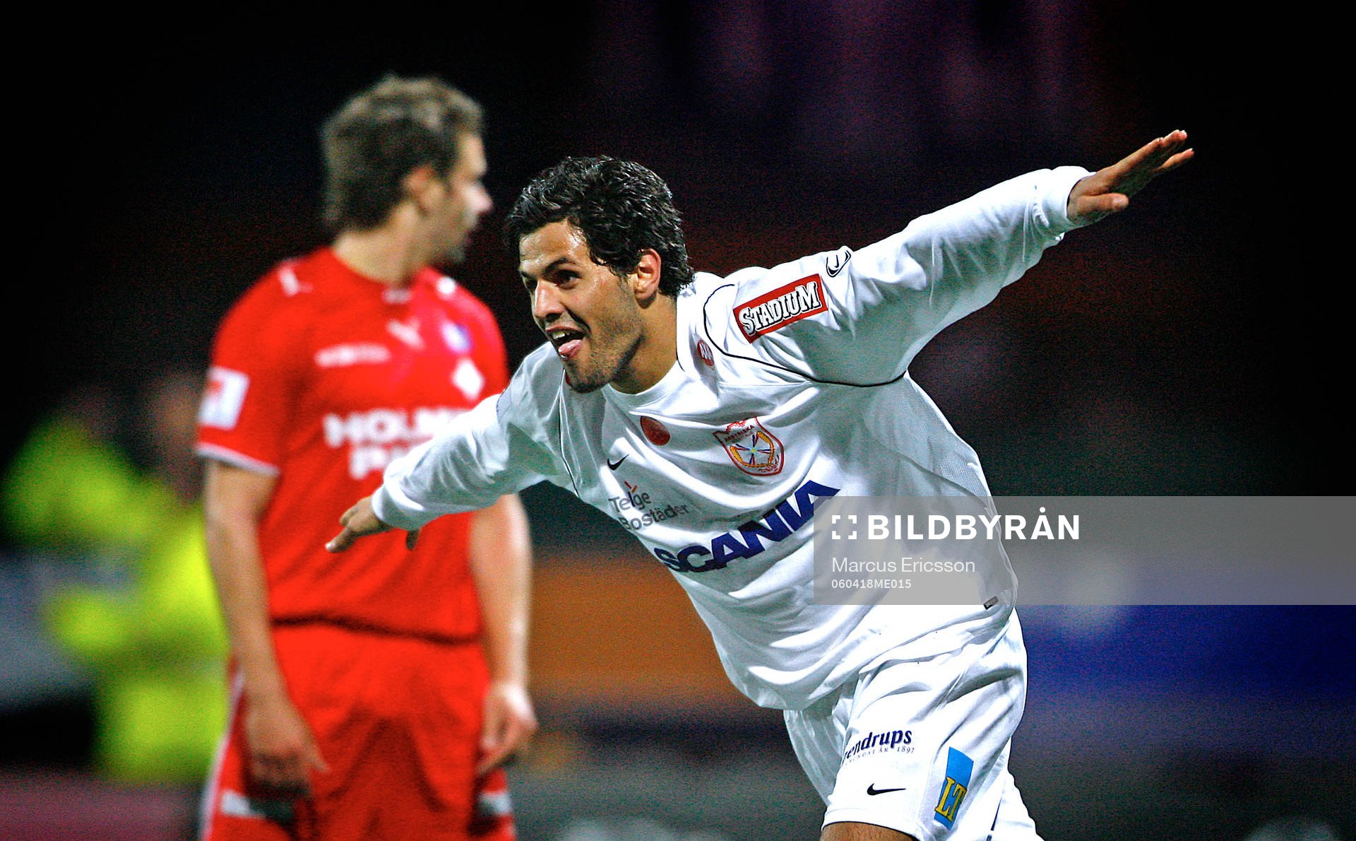  Mahmoud Hejazi, Assyriska jubel efter 2-0 målet