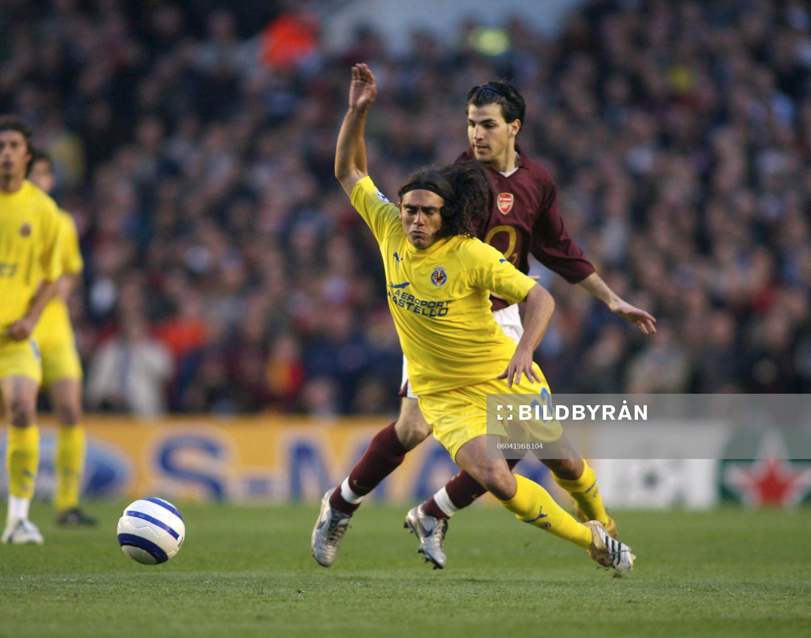 Fotboll, UEFA Champions League, Semifinal, Arsenal -