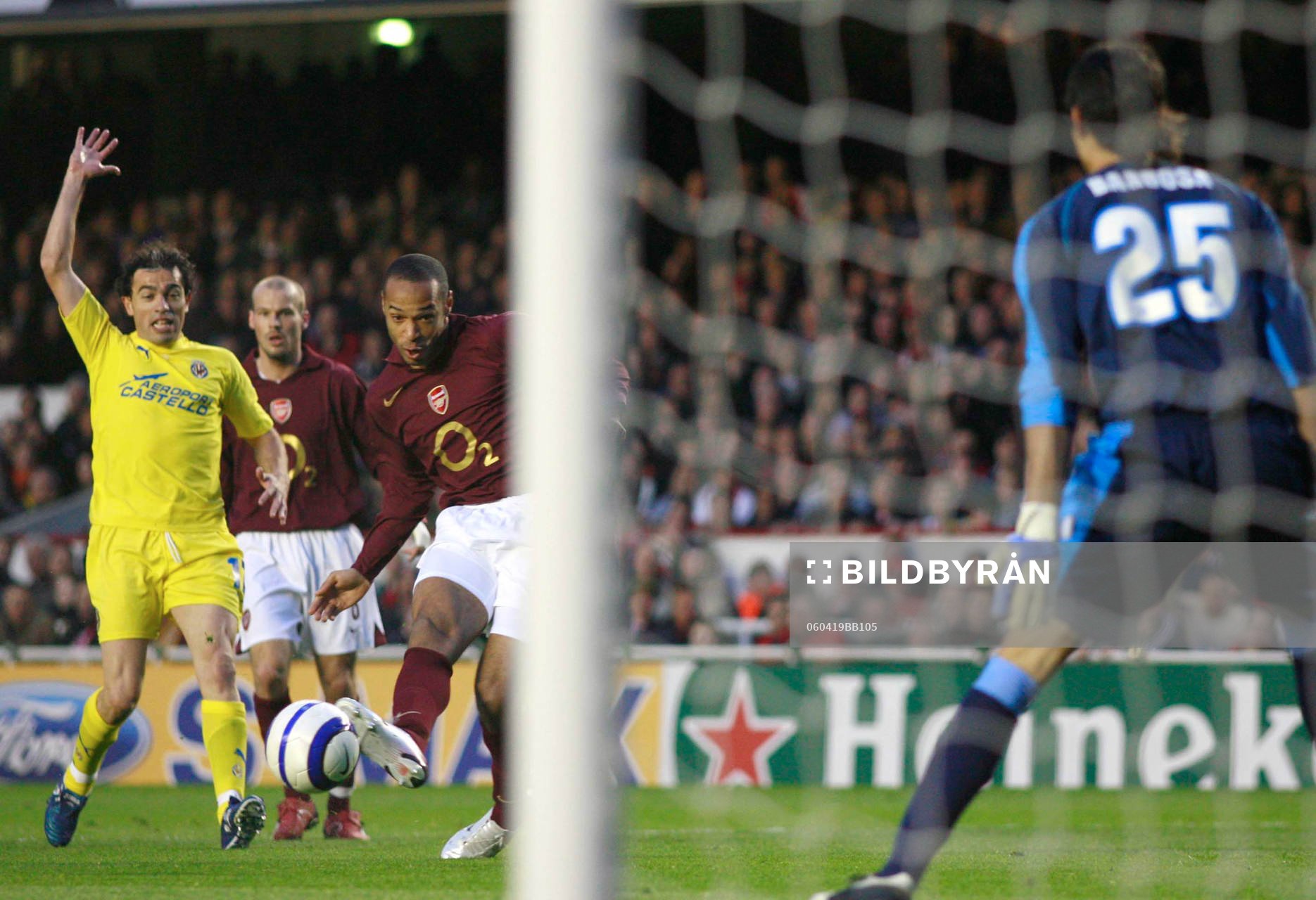 Fotboll, UEFA Champions League, Semifinal, Arsenal -