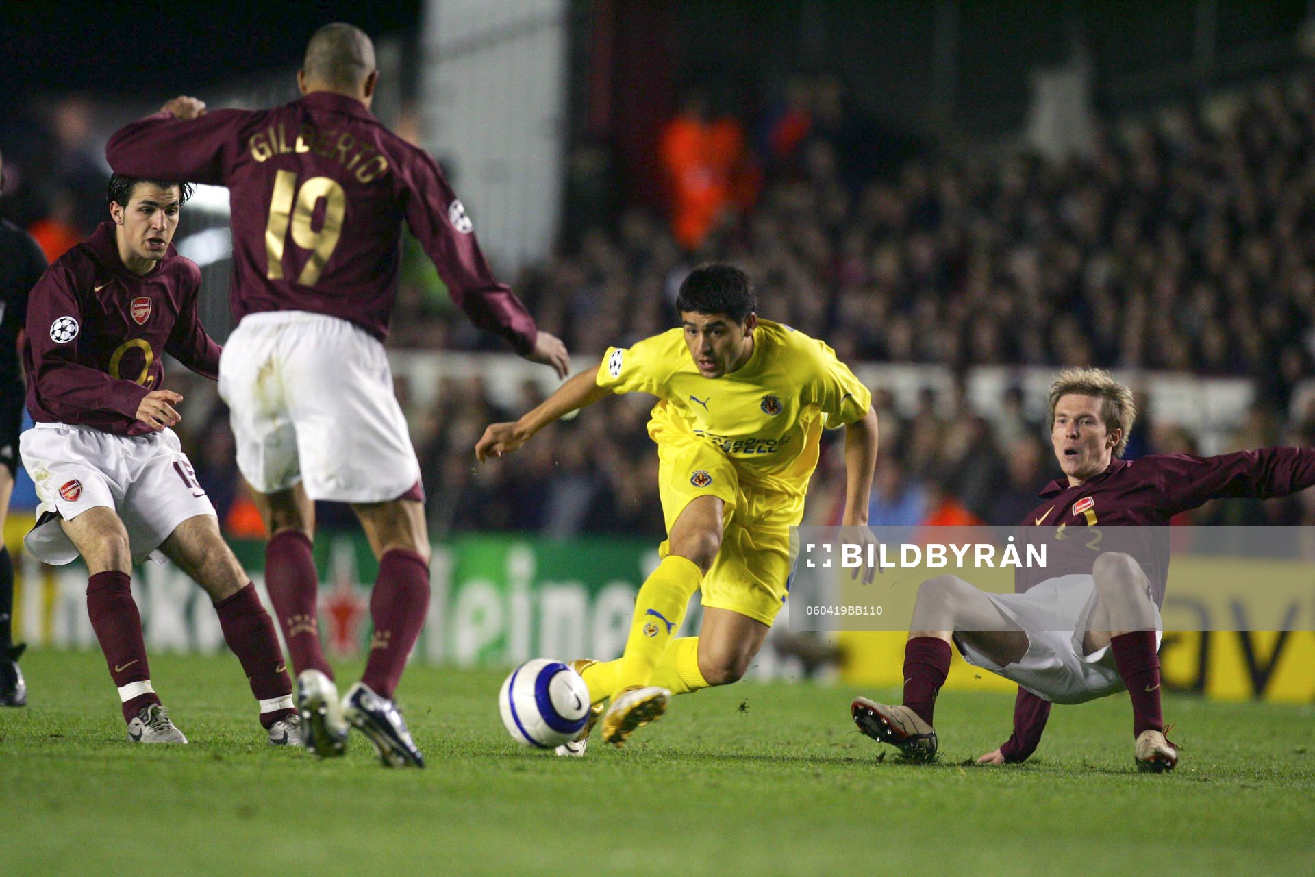 Fotboll, UEFA Champions League, Semifinal, Arsenal -