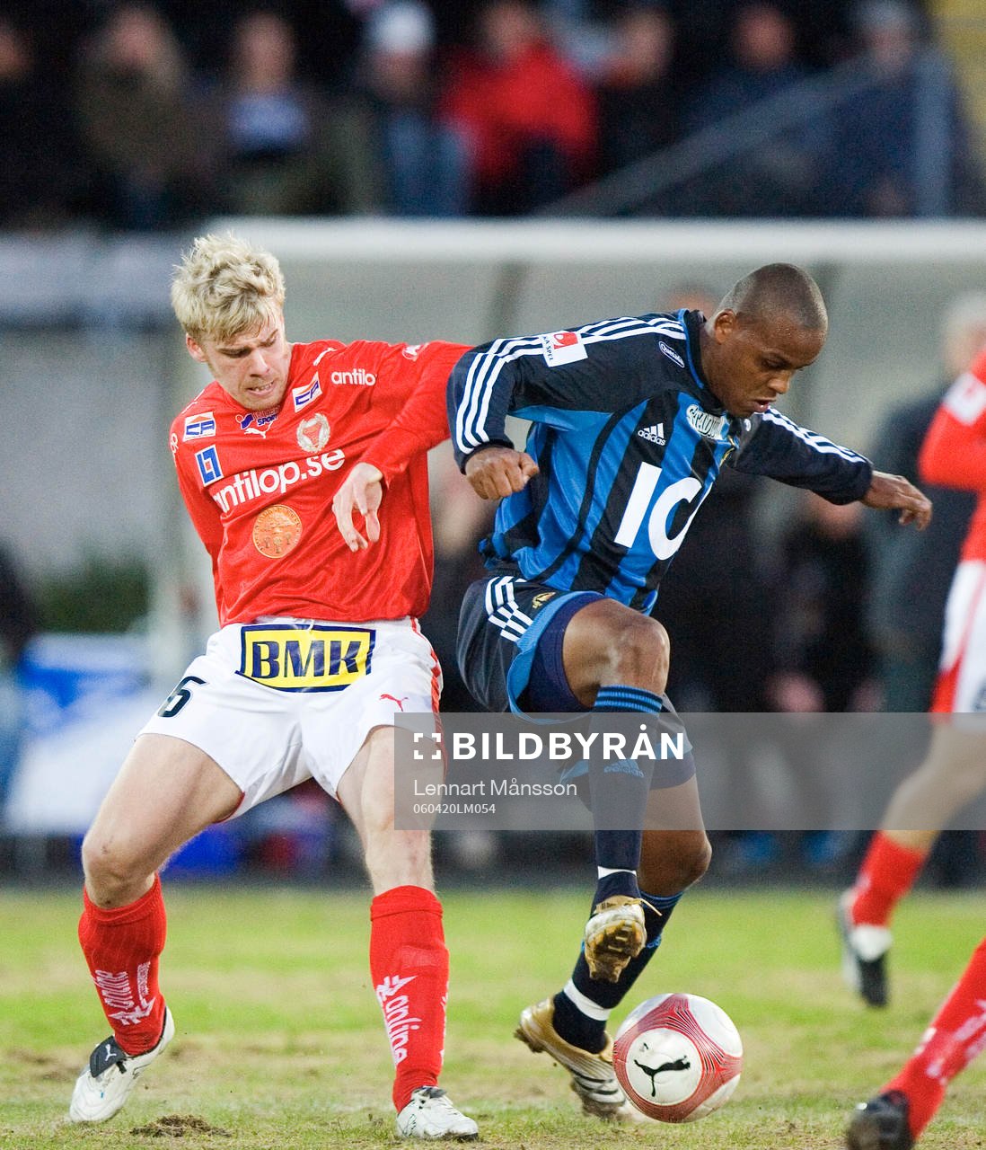 Mikael Eklund, Kalmar och Thiago Quirino da Silva,