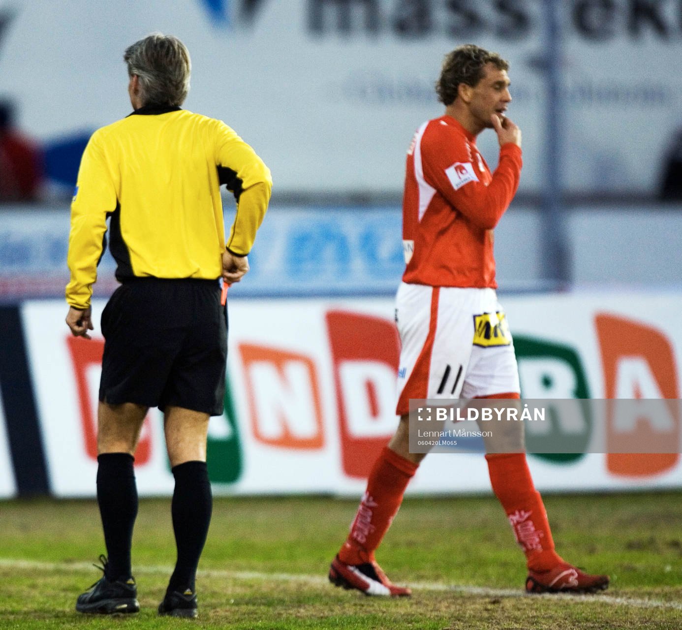 Fábio Augusto har blivit utvisad av Peter Fröjdfeldt