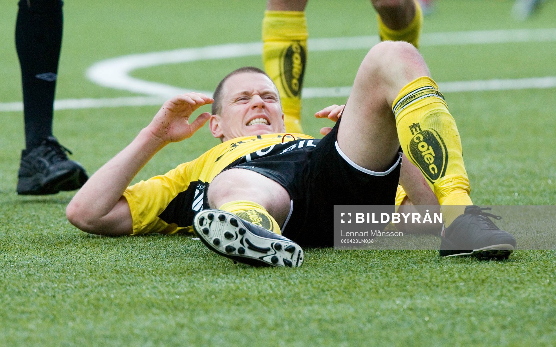 Andreas Augustsson, Elfsborg. Skada. Irritation. Smärta