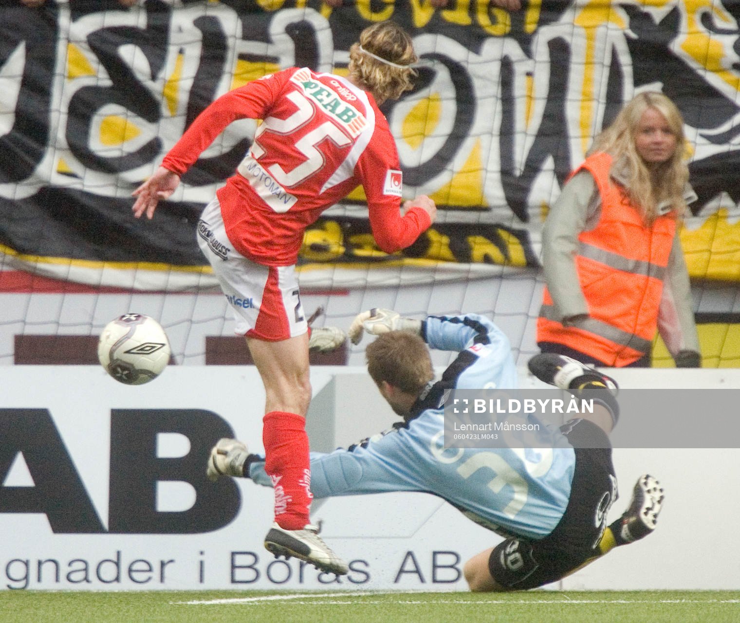 Johan Wiland, målvakt, Elfsborg och César Santin, Kalmar.