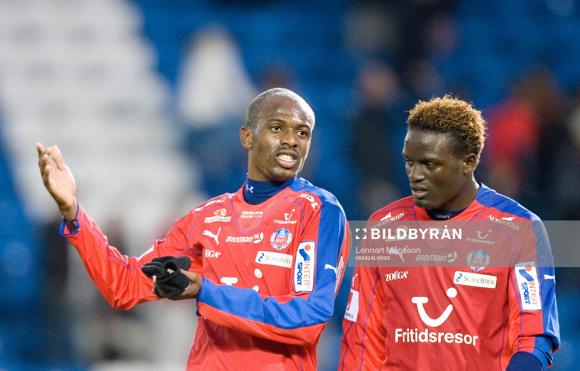Luton Shelton och McDonald Mariga, Helsingborg samtalar