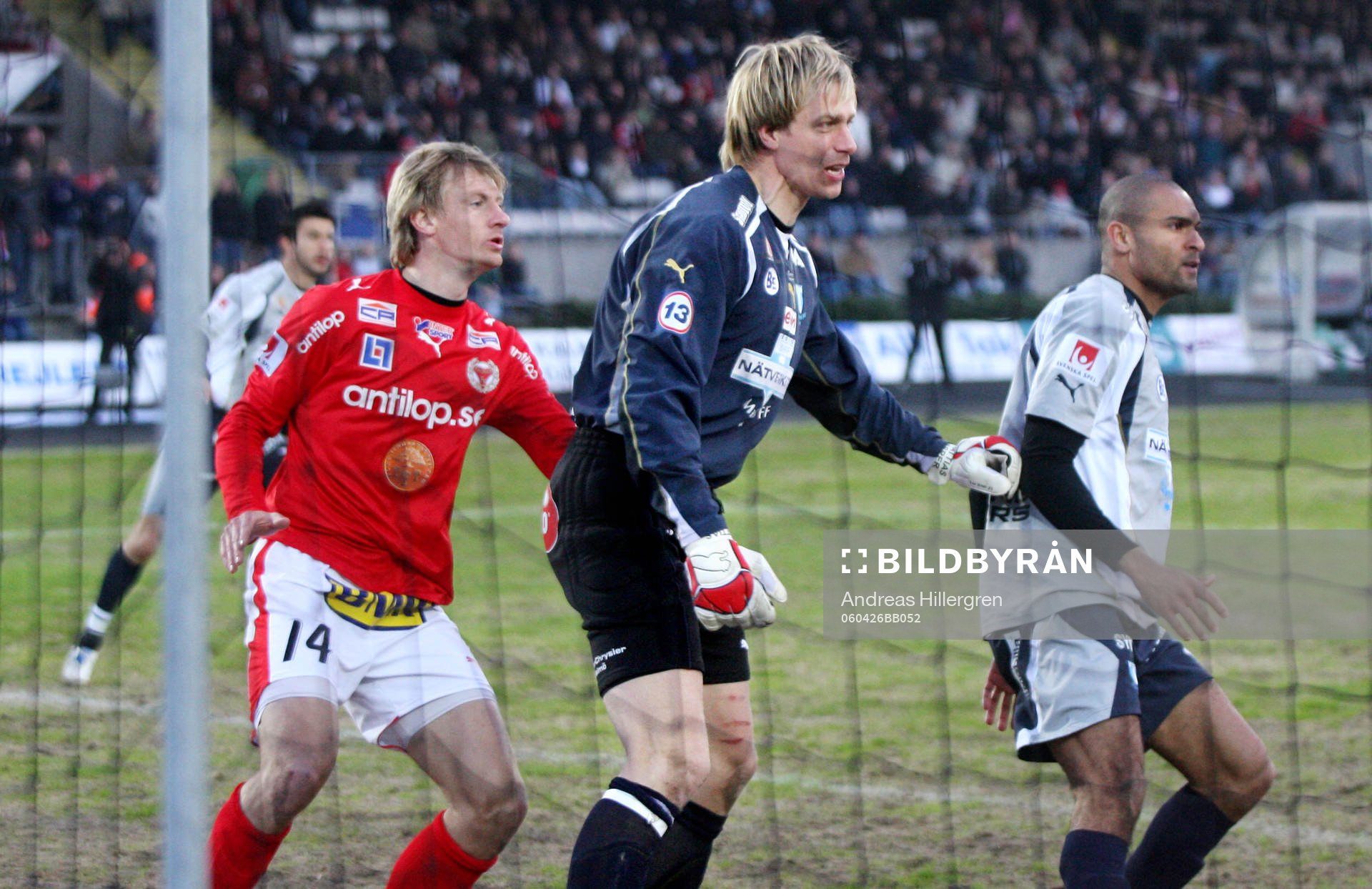 Mattias Asper, målvakt, Afonso Alves och Patrik Rosengren