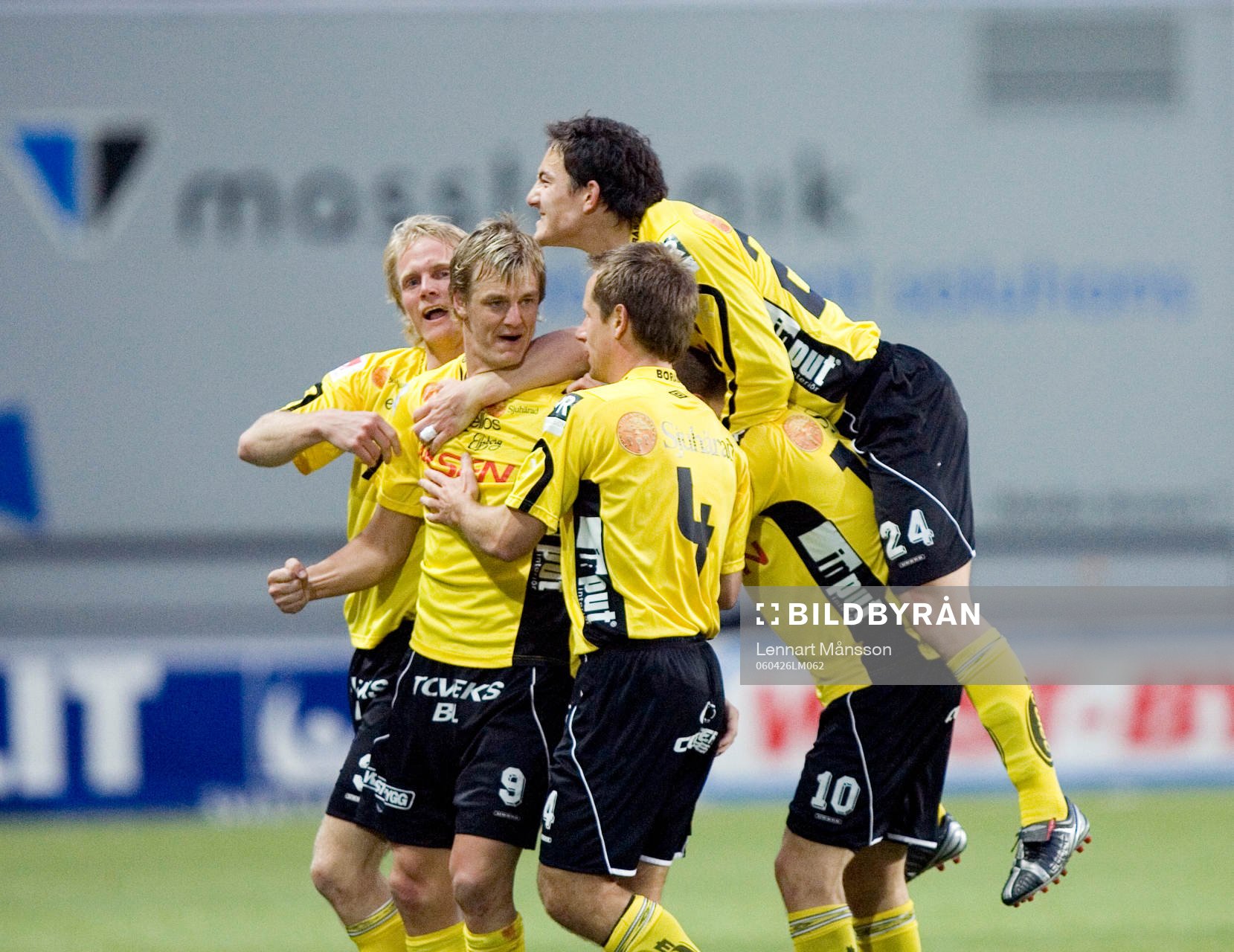Fr v: Johan Sjöberg, Mathias Svensson, Stefan Ishizaki och