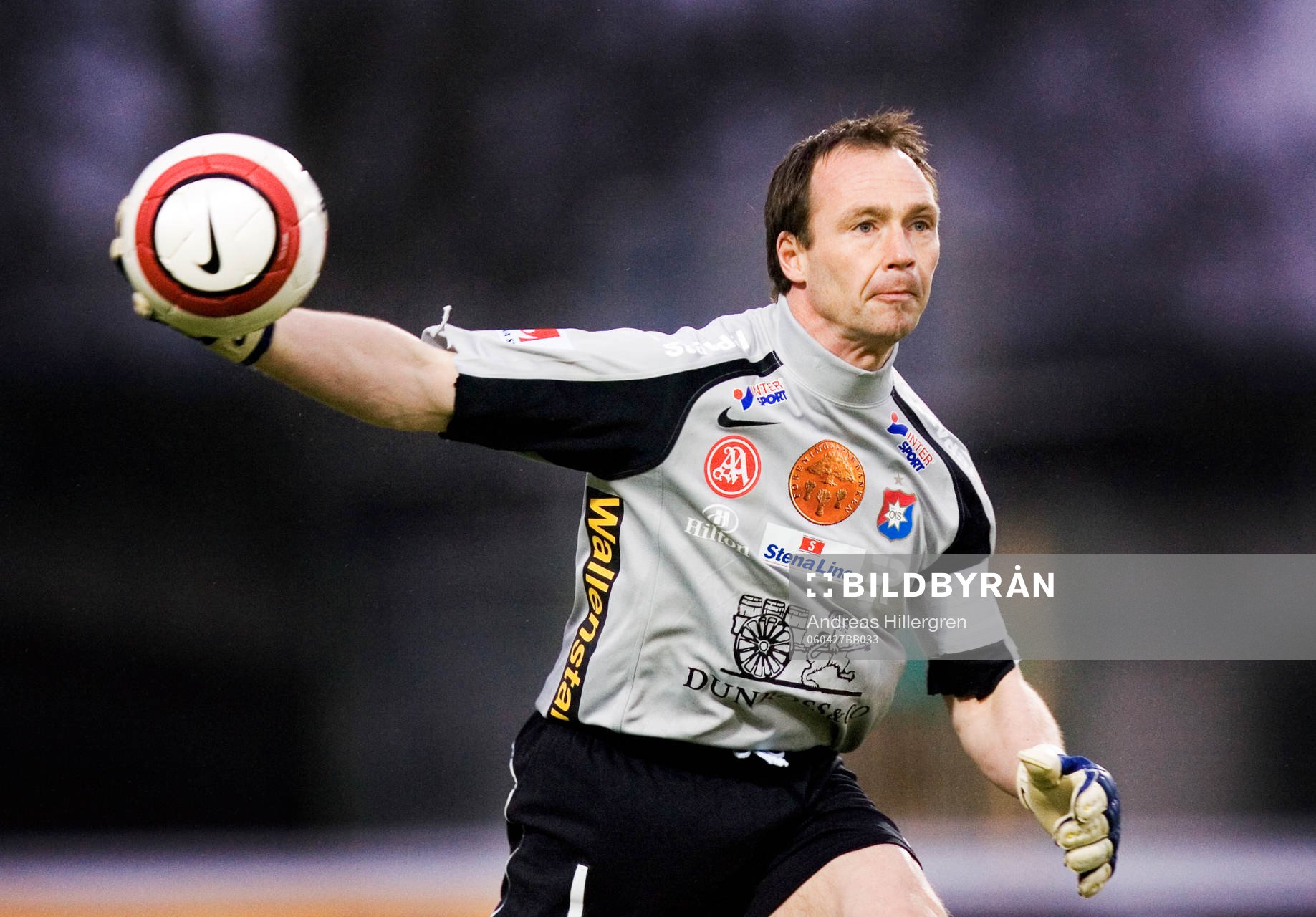 Dick Last, målvakt, Örgryte, räddar