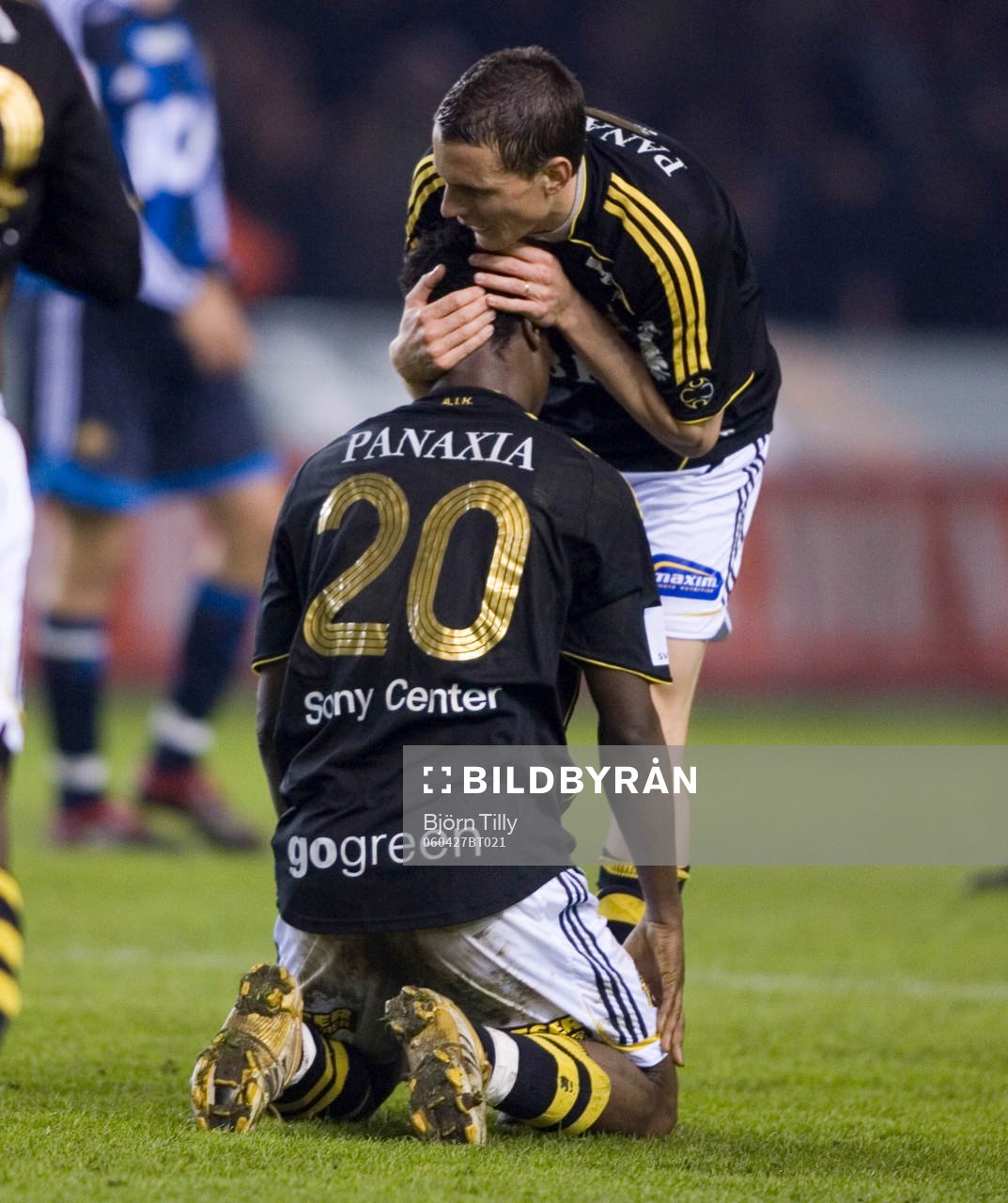 Derek Boateng och Kristian Haynes, AIK