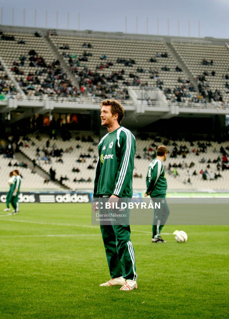Fotboll, Grekisk Liga, Mikael Nilsson, Panathinaikos, på