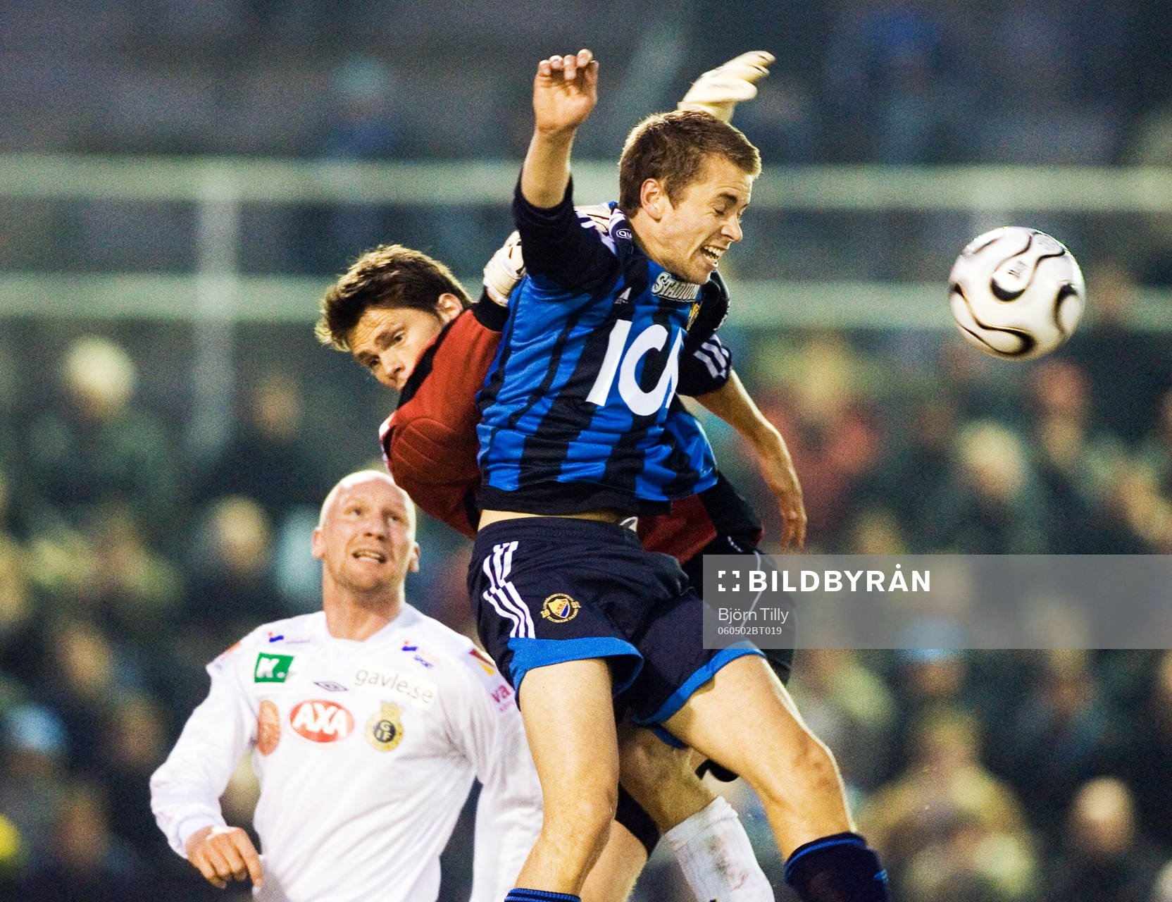 Mattias Hugosson, målvakt, Gefle och Kari Arnason,