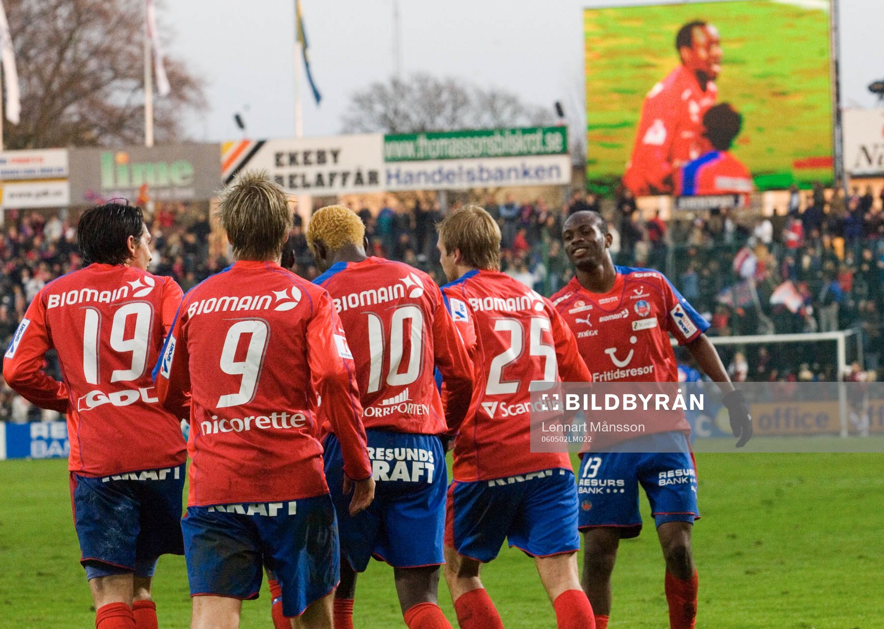 Luton Shelton, Helsingborg med lagkamrater