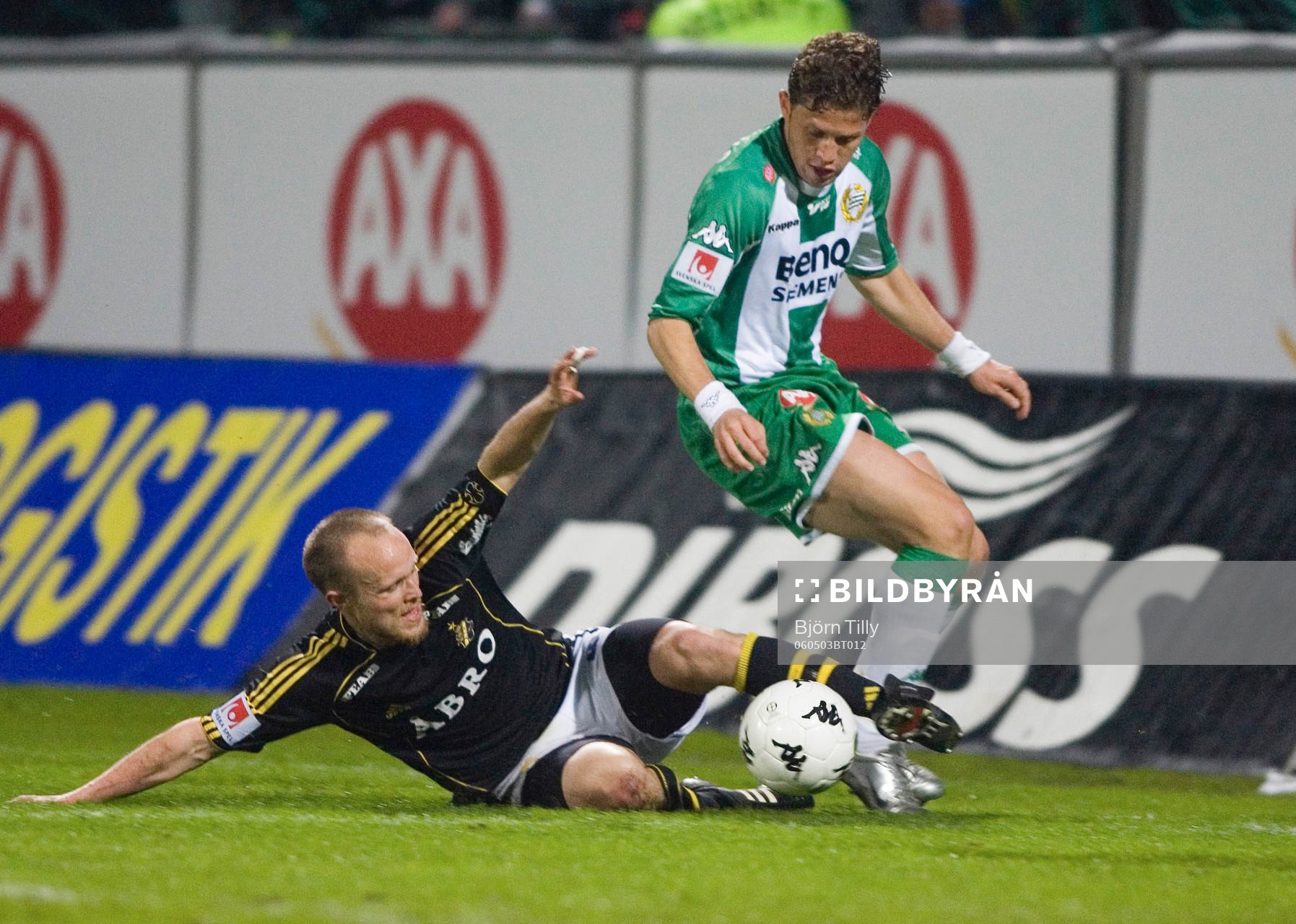 Nicklas Carlsson, AIK och Paulinho Guará, Hammarby